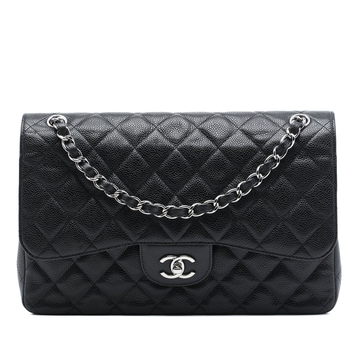 Chanel Jumbo Classic Caviar Double Flap