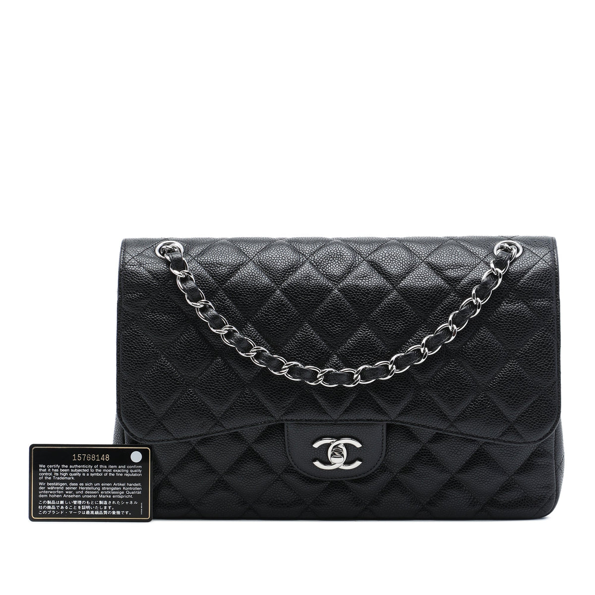Chanel Jumbo Classic Caviar Double Flap
