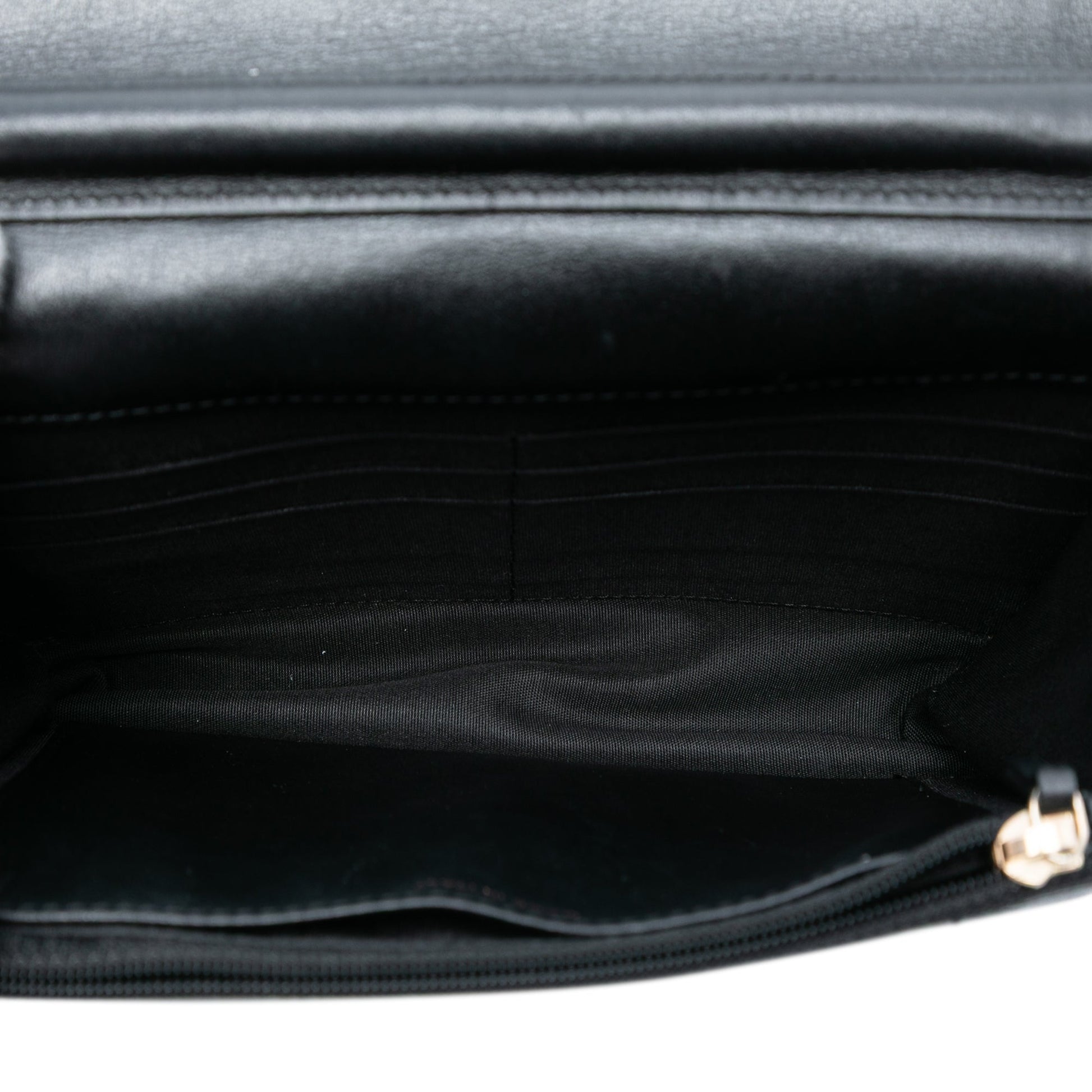 Chanel Chevron Lambskin Button Wallet On Chain