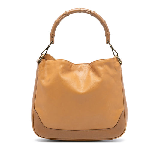 Gucci Calfskin Bamboo Satchel
