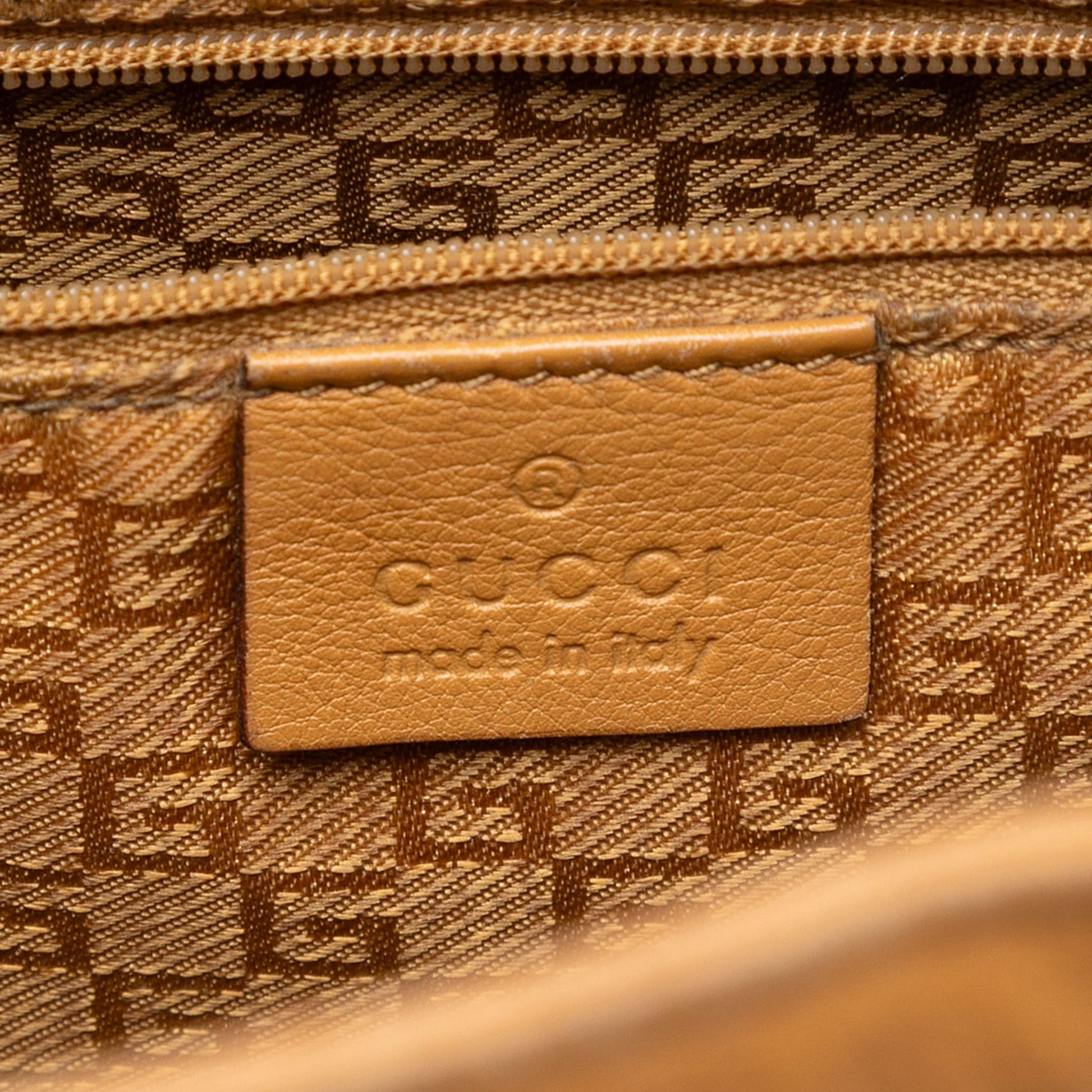 Gucci Calfskin Bamboo Satchel