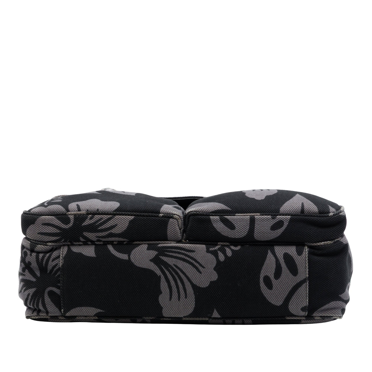 Prada Canvas Floral Print Business Bag