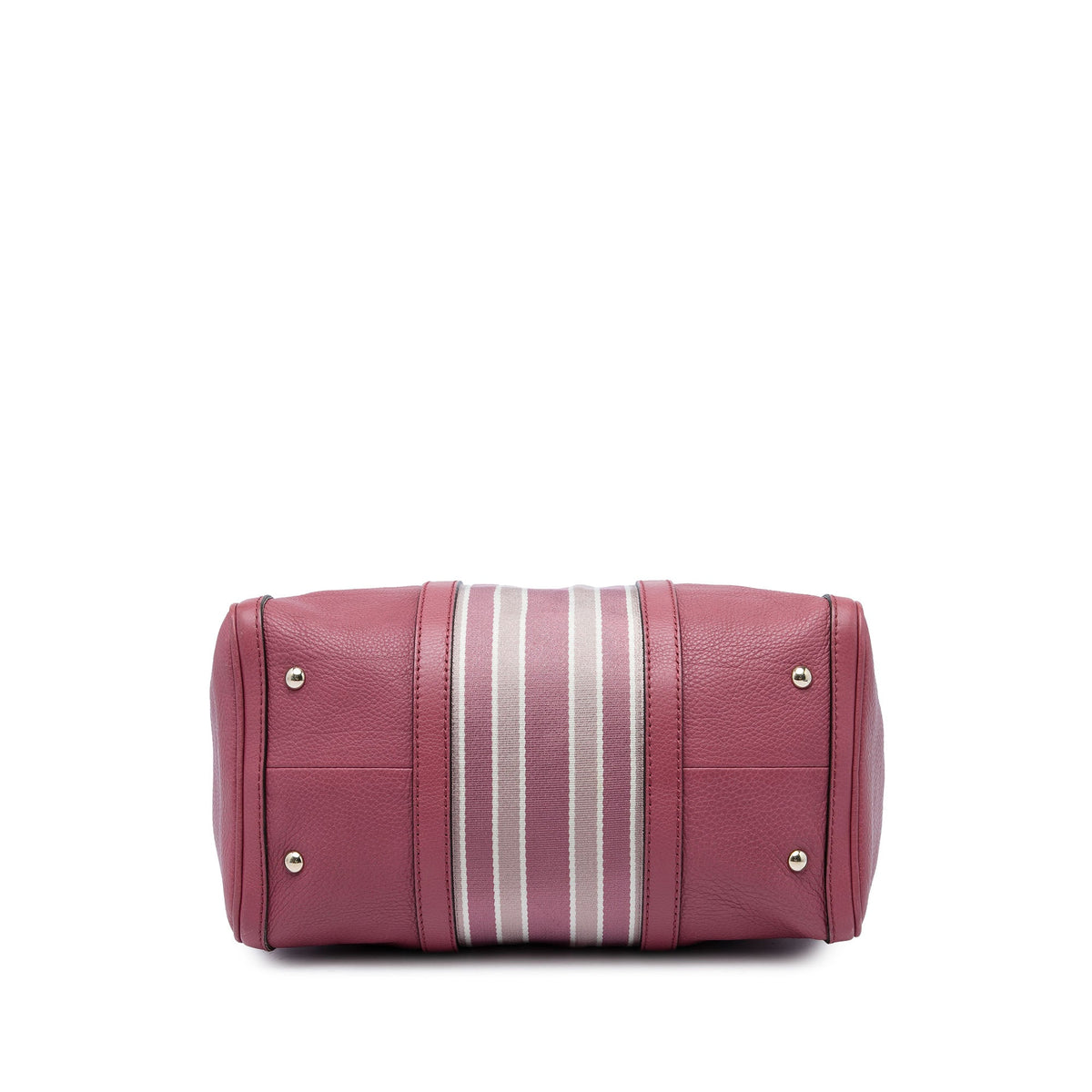Gucci Medium Calfskin Web Joy Boston Bag — Pink