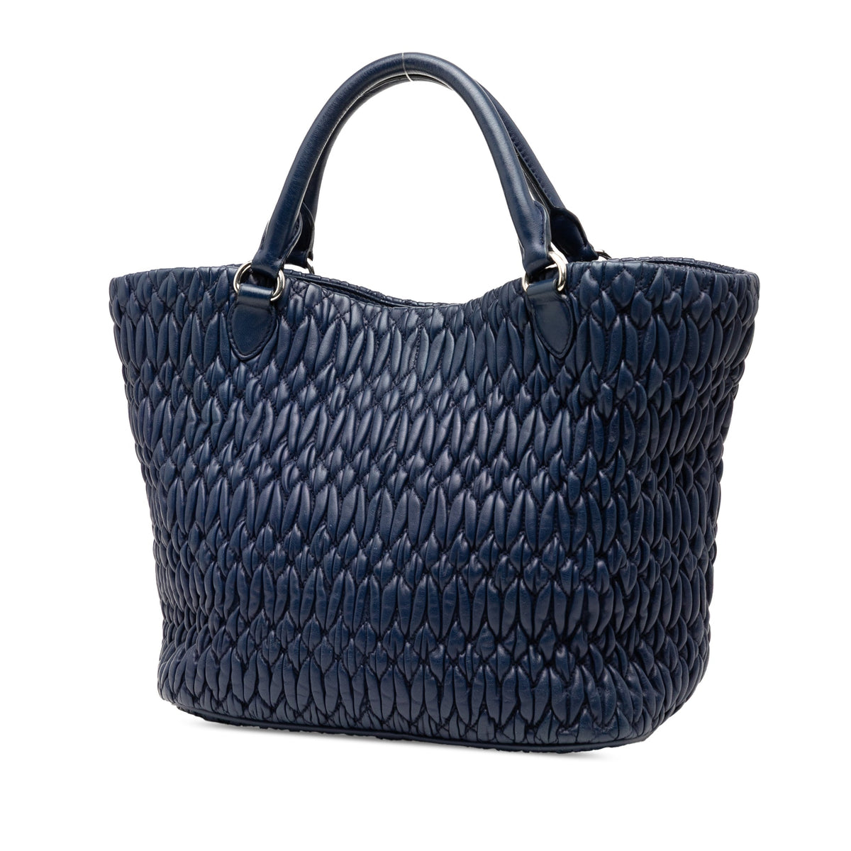 Miu Miu Matelasse Nappa Crystal Satchel