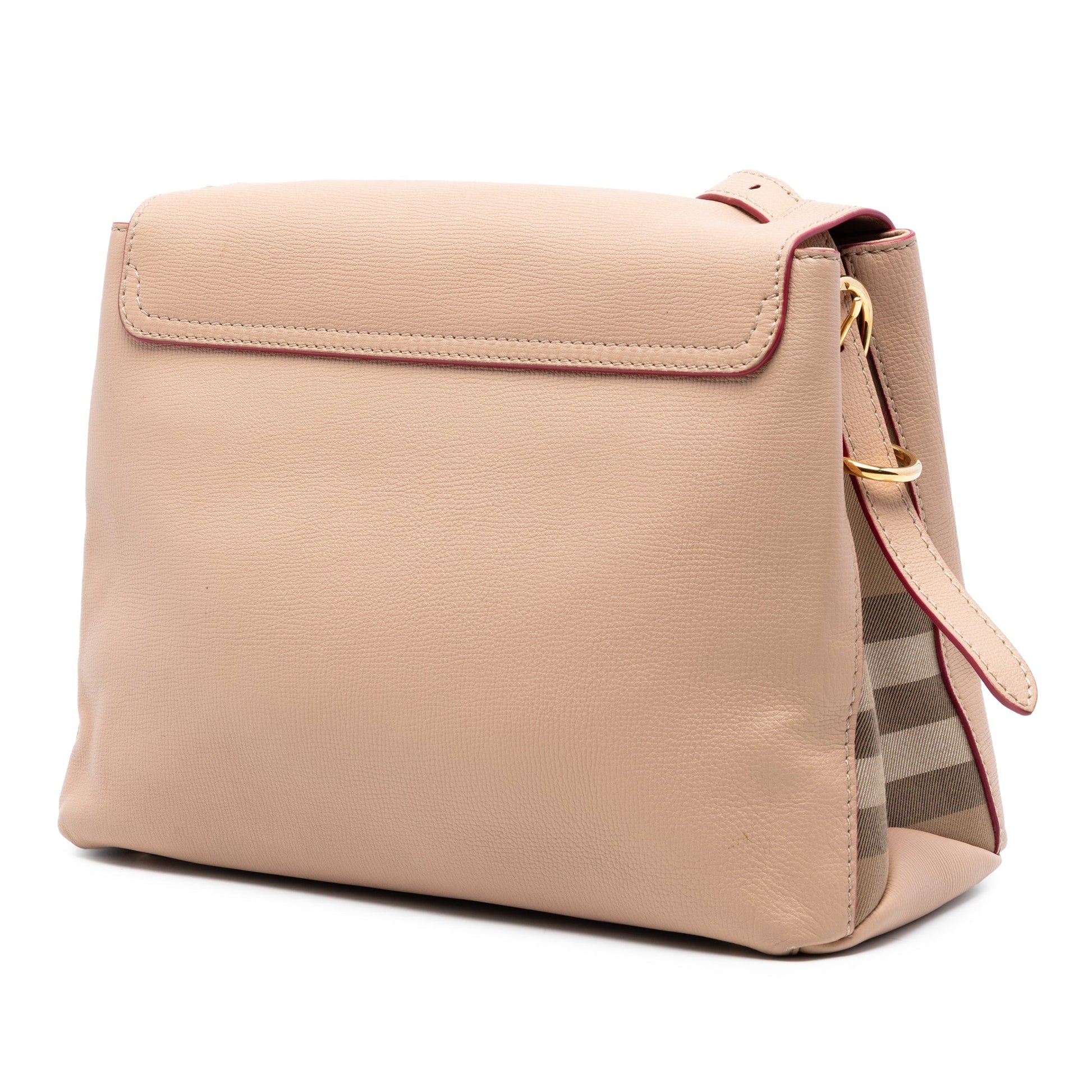 Medium House Check Trimmed Leather Camberley Satchel