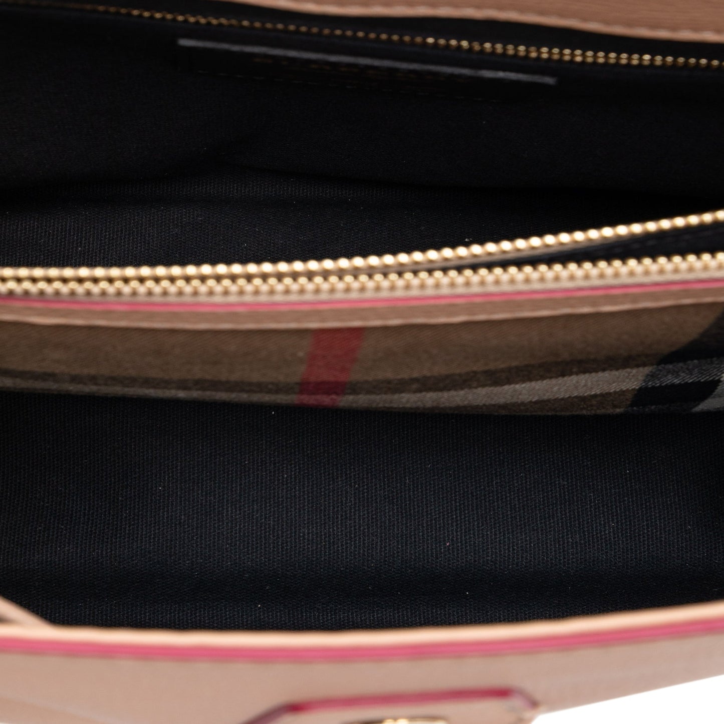 Medium House Check Trimmed Leather Camberley Satchel