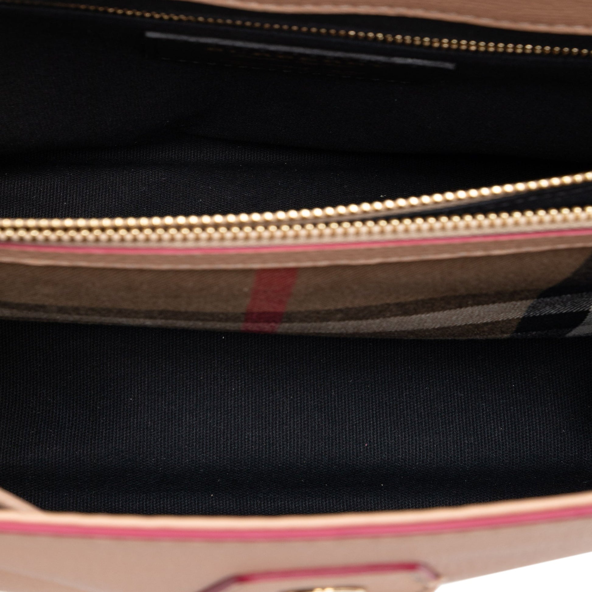 Medium House Check Trimmed Leather Camberley Satchel