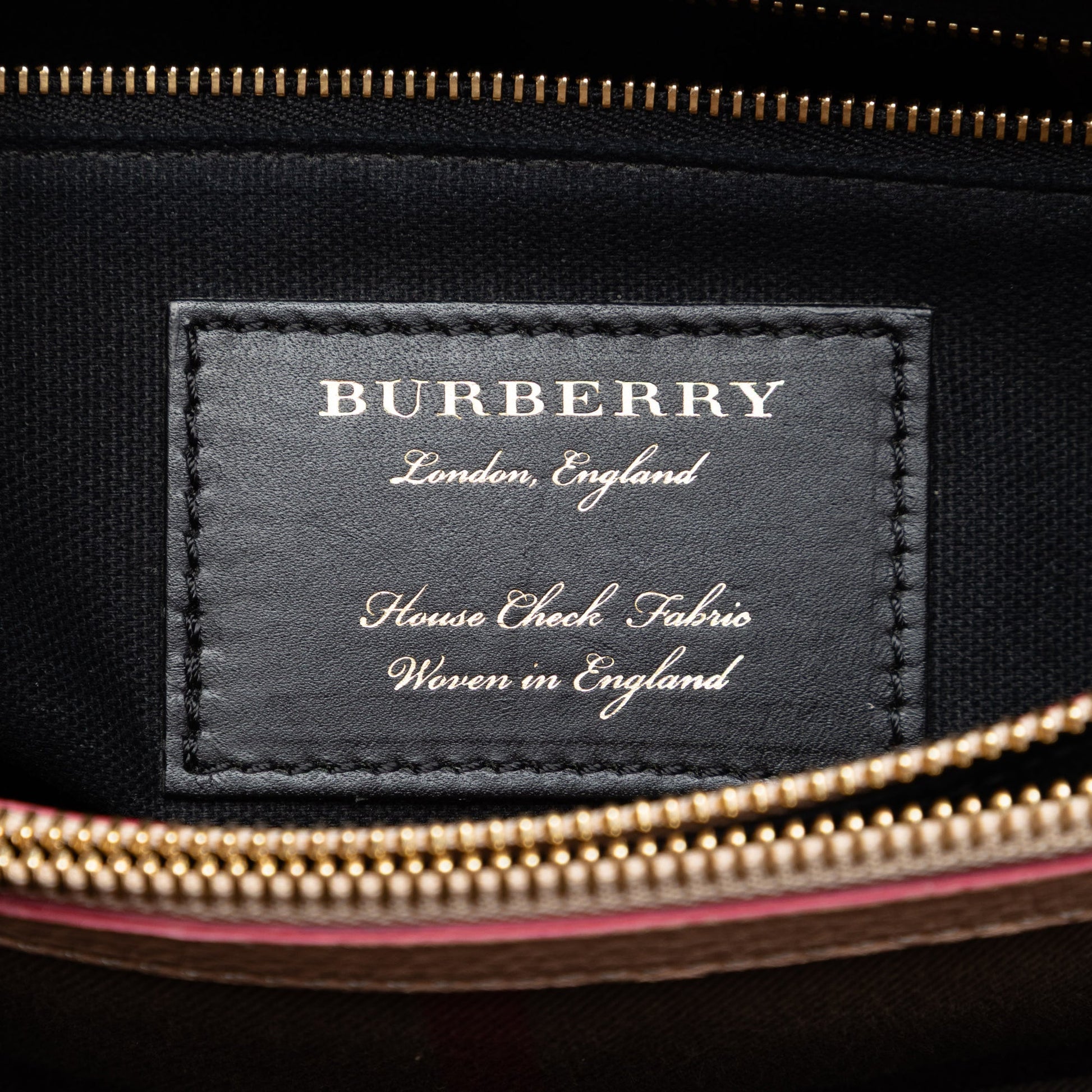 Medium House Check Trimmed Leather Camberley Satchel