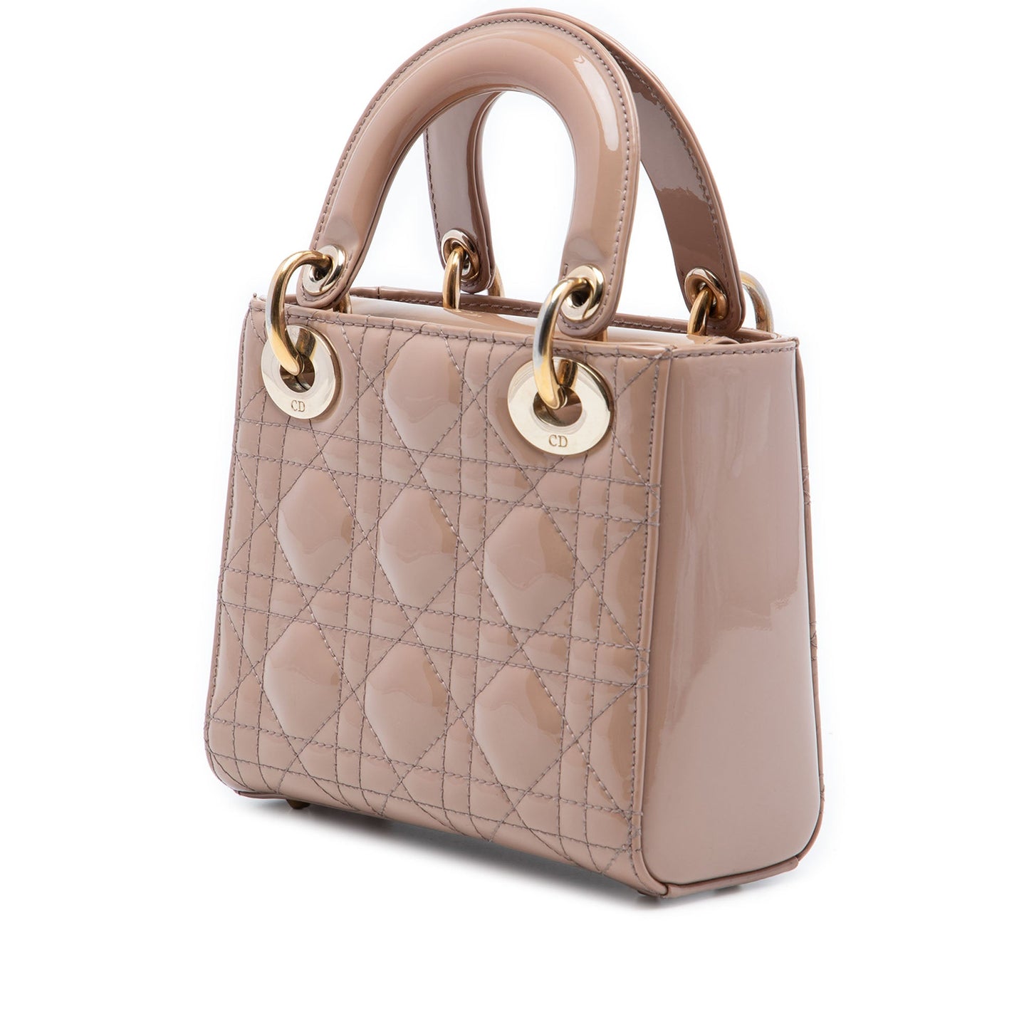 Dior Mini Patent Cannage Lady Dior