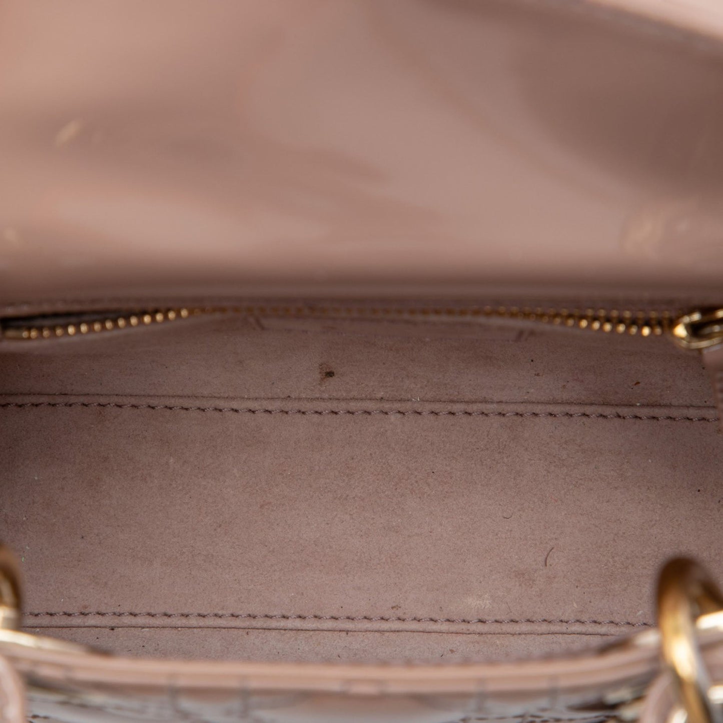 Dior Mini Patent Cannage Lady Dior