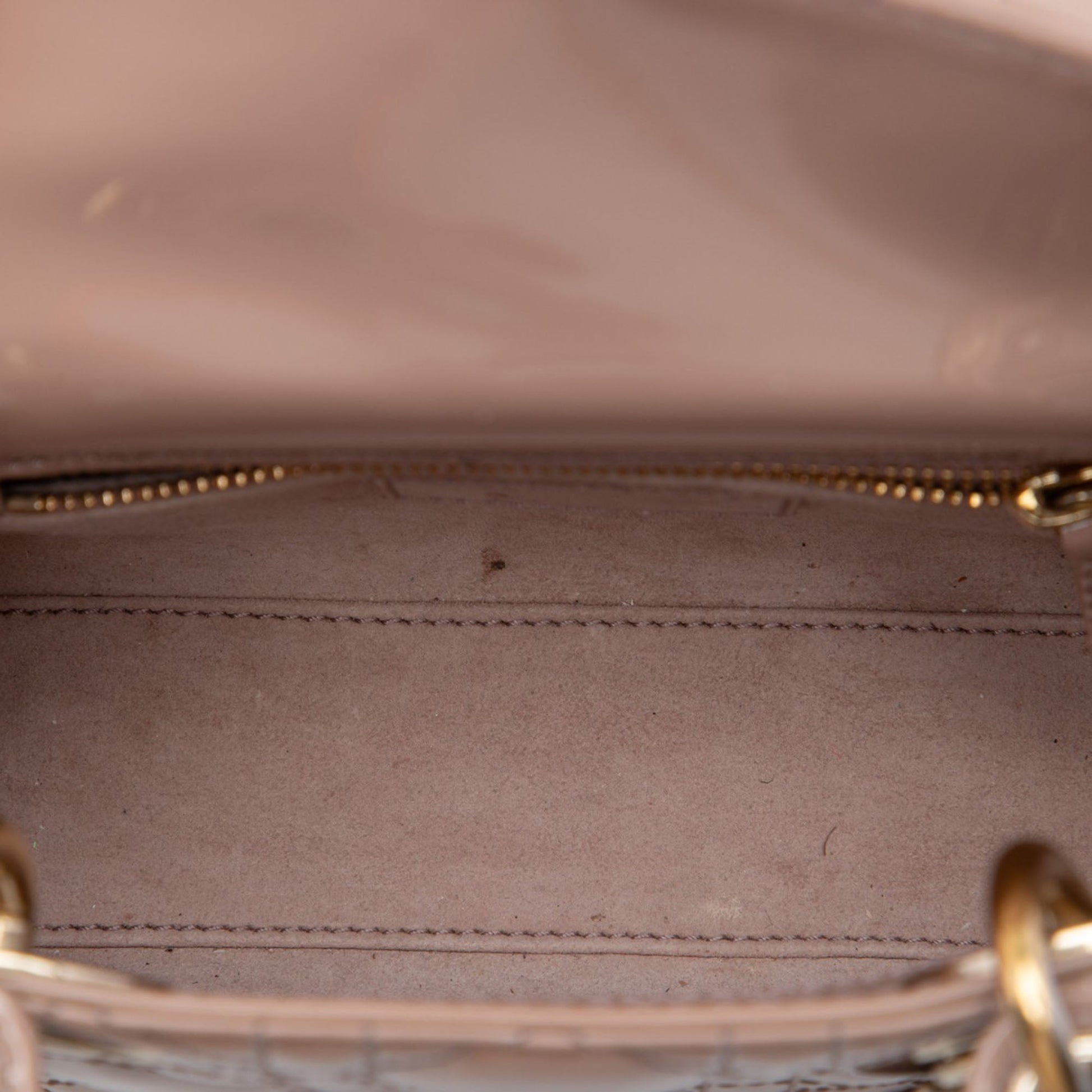 Dior Mini Patent Cannage Lady Dior