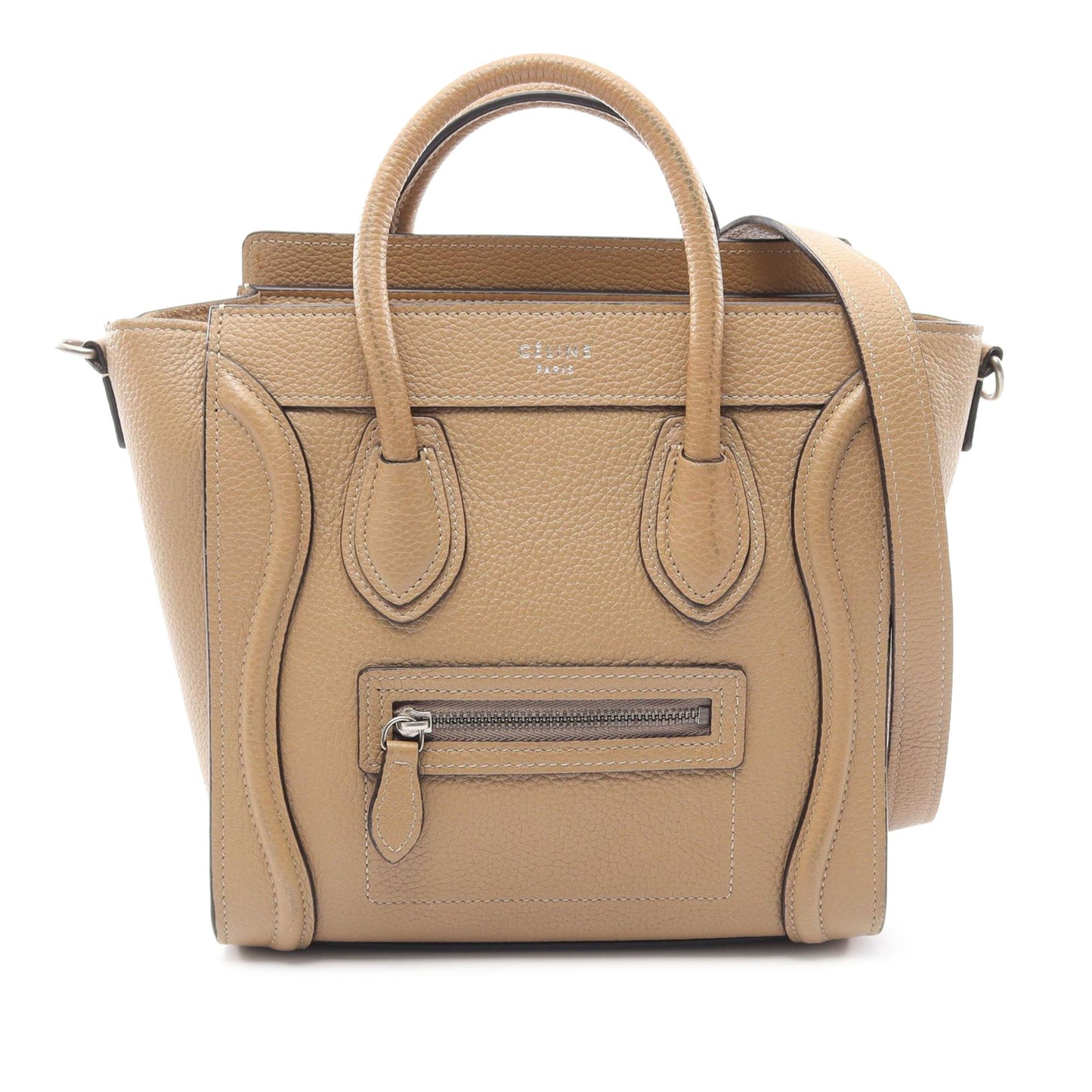 Celine Nano Leather Luggage Tote