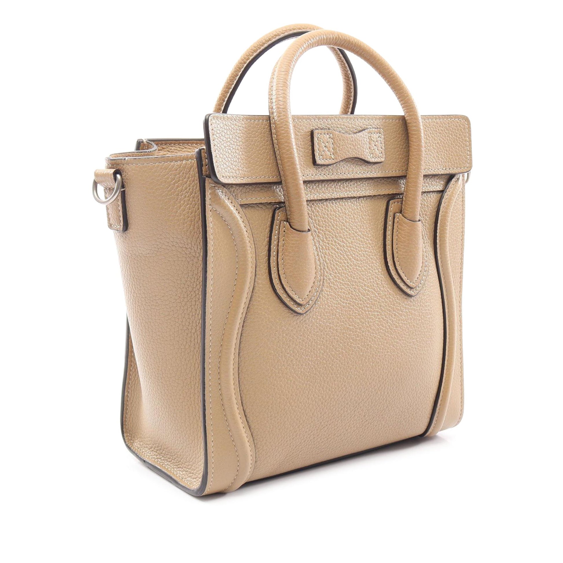 Celine Nano Leather Luggage Tote