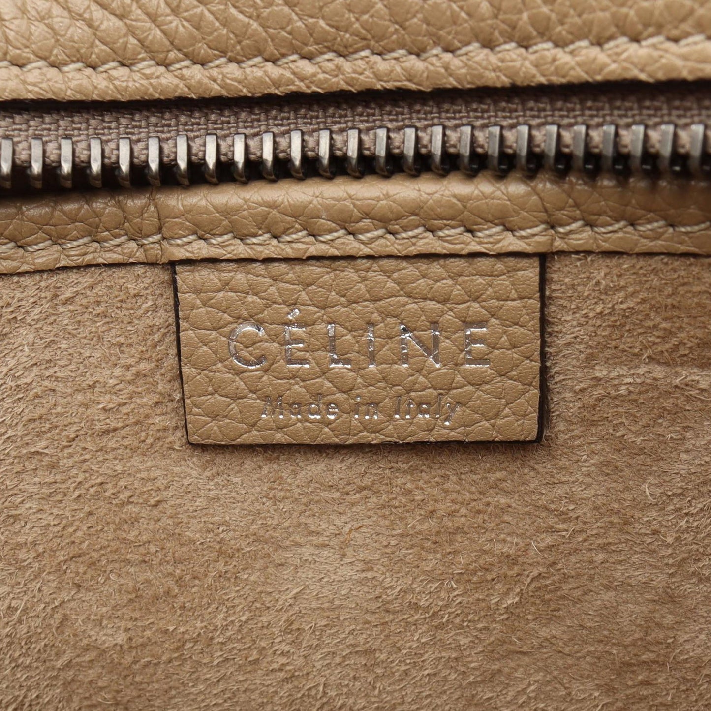 Celine Nano Leather Luggage Tote