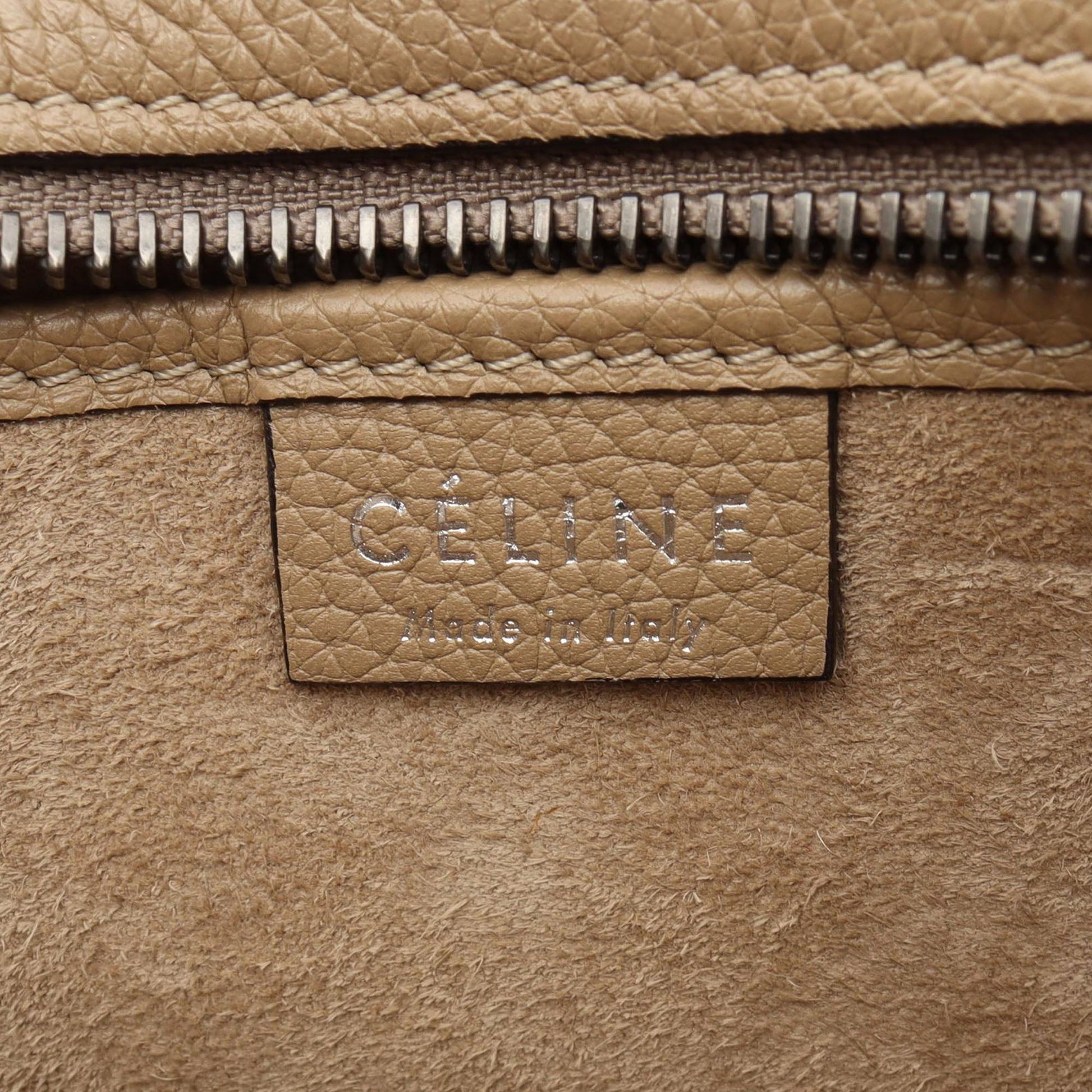 Celine Nano Leather Luggage Tote