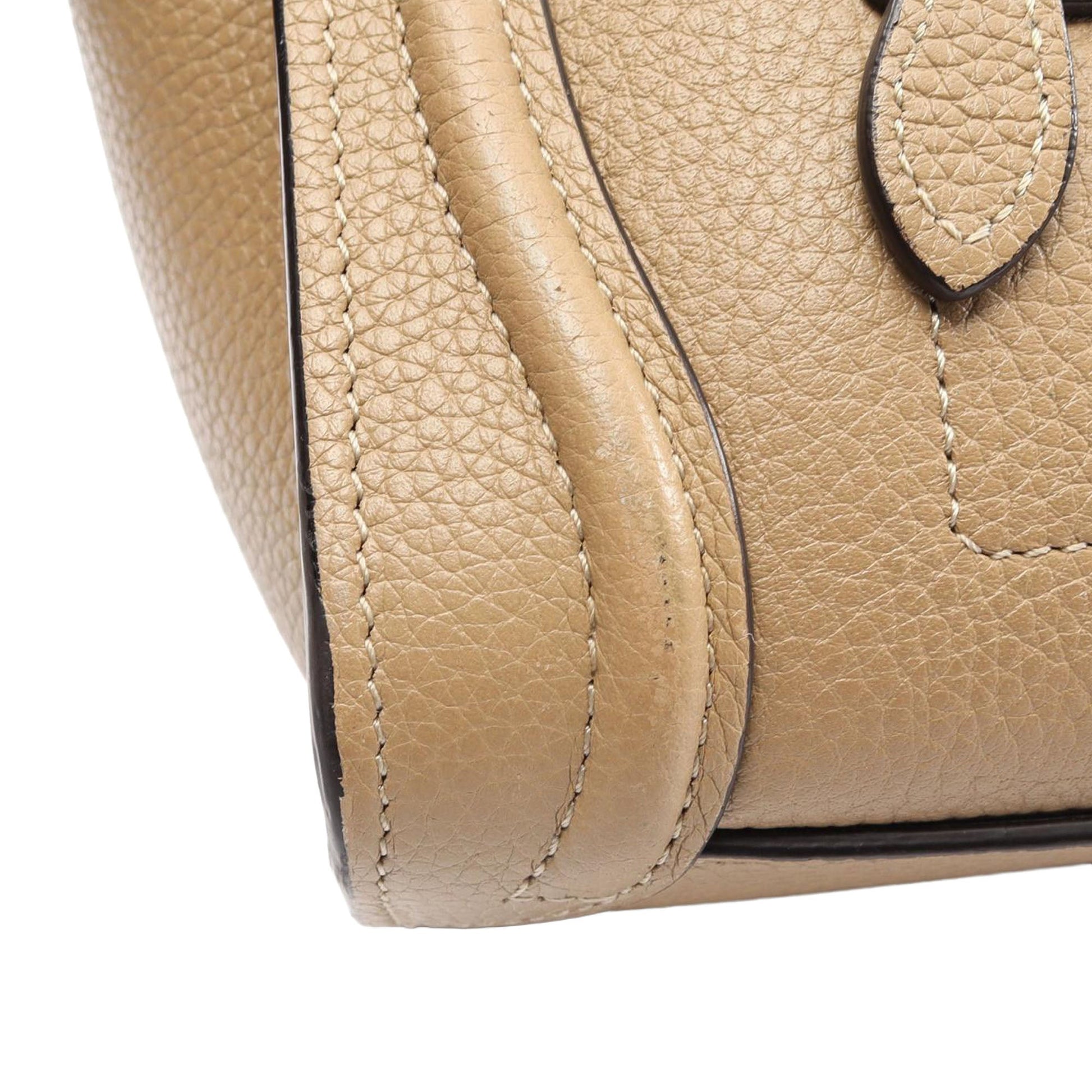 Celine Nano Leather Luggage Tote