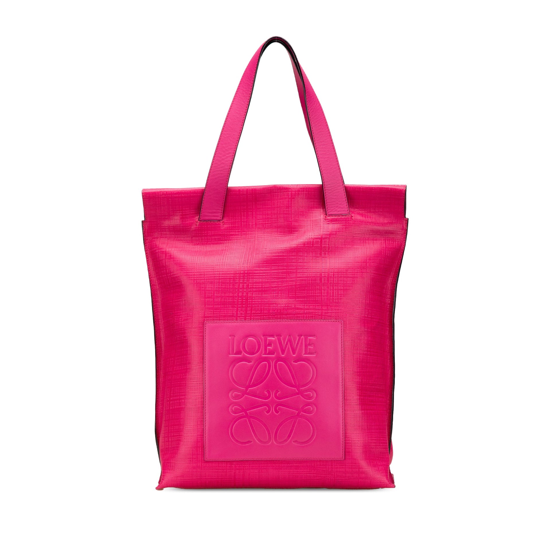 LOEWE Anagram Leather Shopper Tote