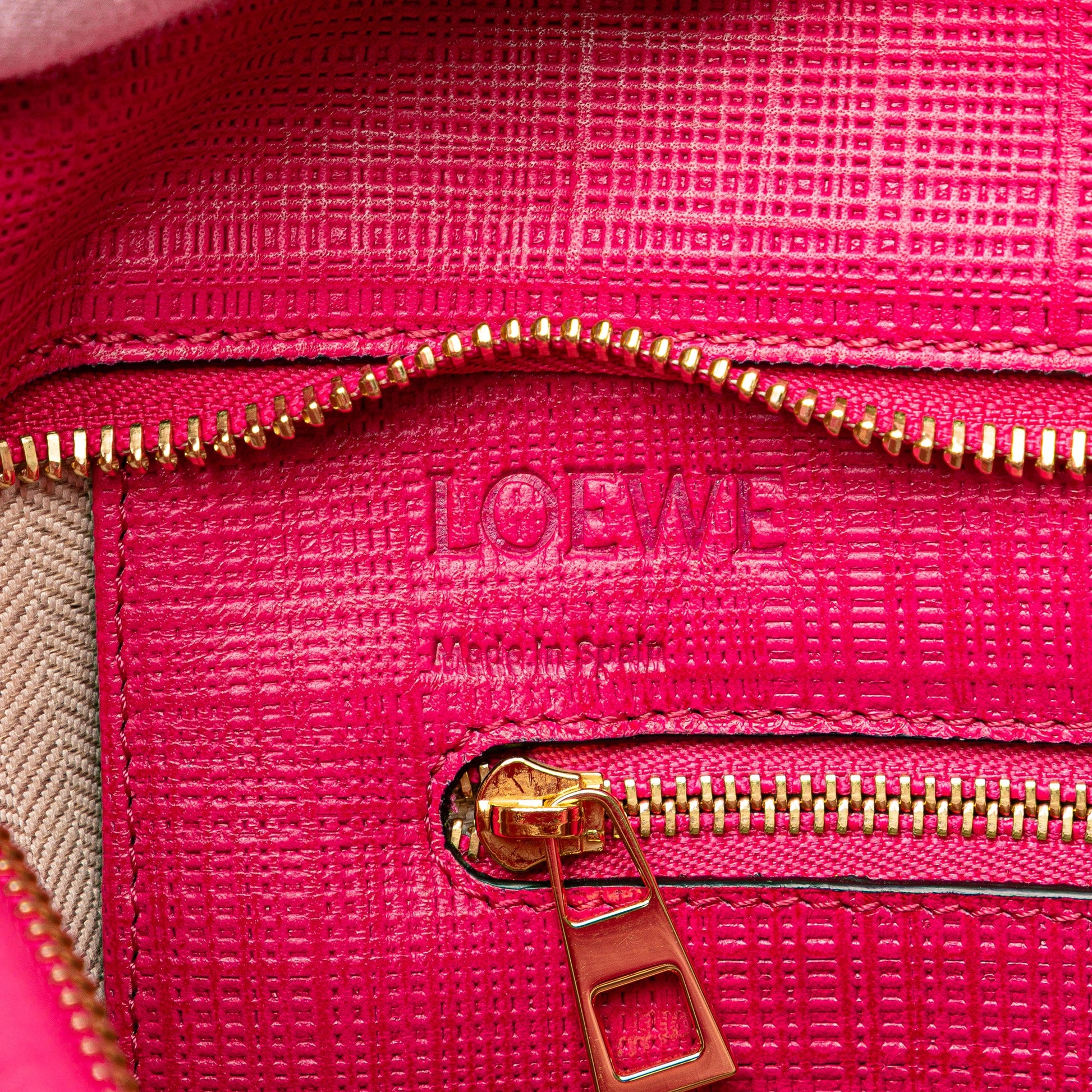 LOEWE Anagram Leather Shopper Tote