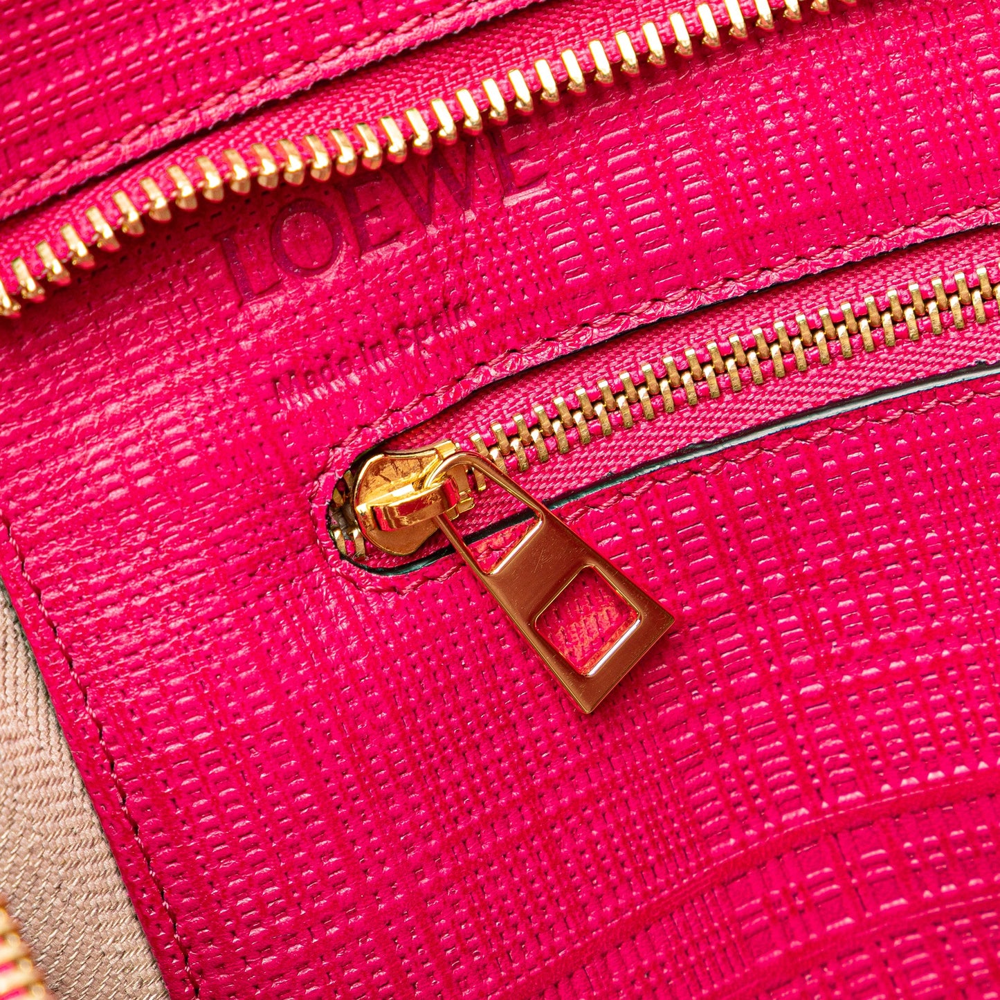 LOEWE Anagram Leather Shopper Tote