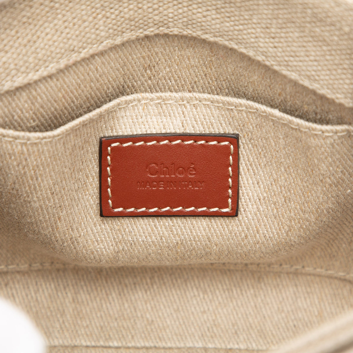 Chloé Mini Canvas Woody Satchel