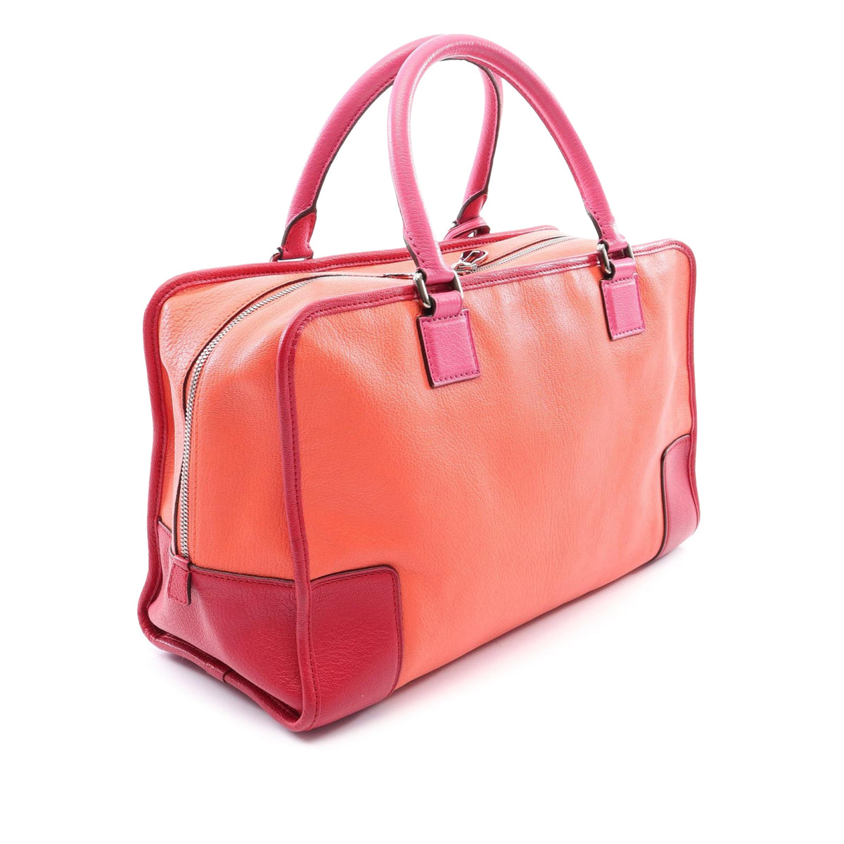 LOEWE Tricolor Goatskin Amazona 36 — Orange