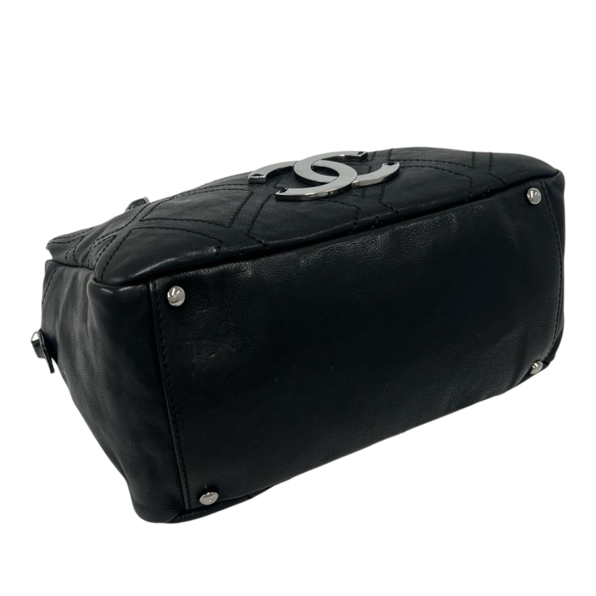 Chanel Large CC Calfskin Diamond Stitch Tote