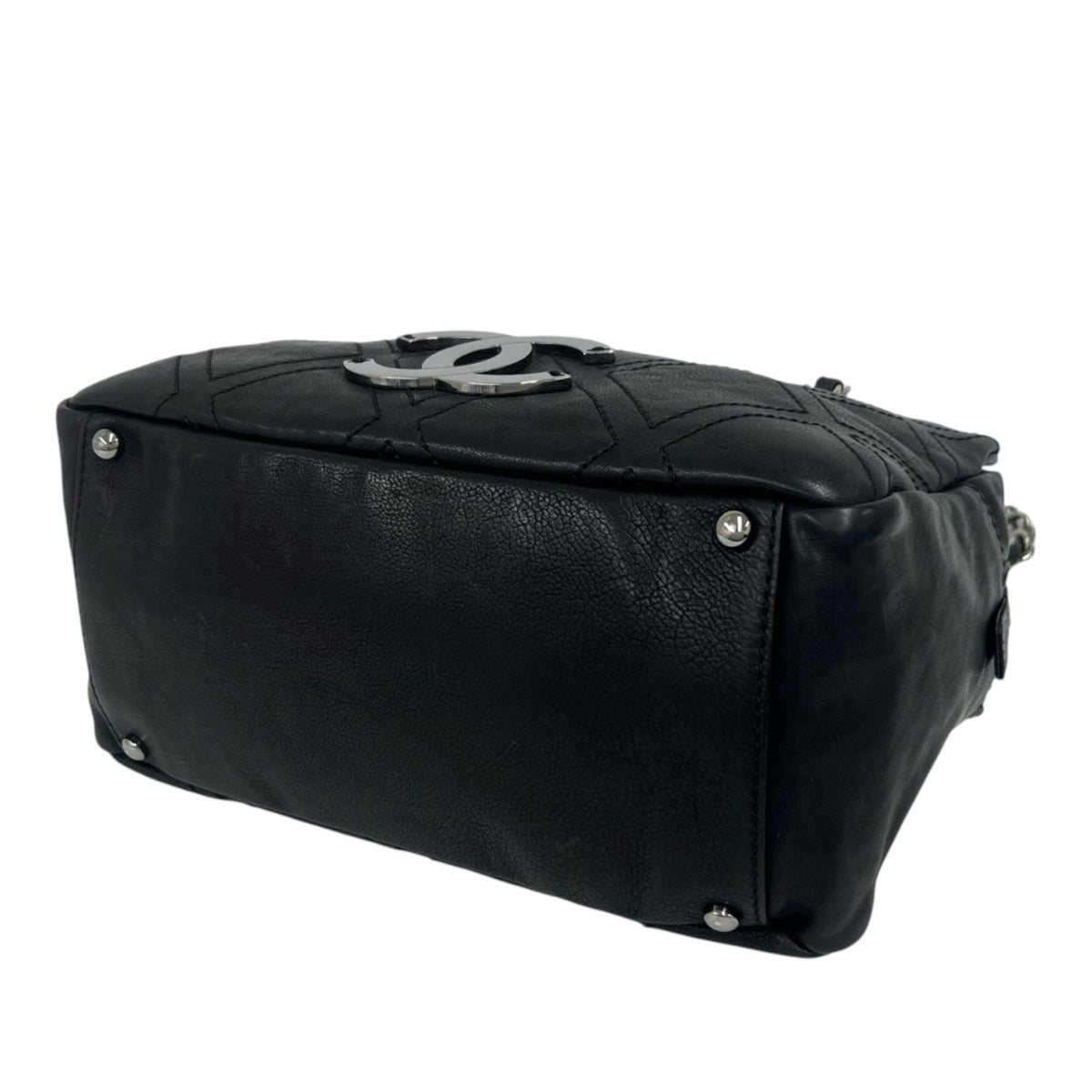 Chanel Large CC Calfskin Diamond Stitch Tote