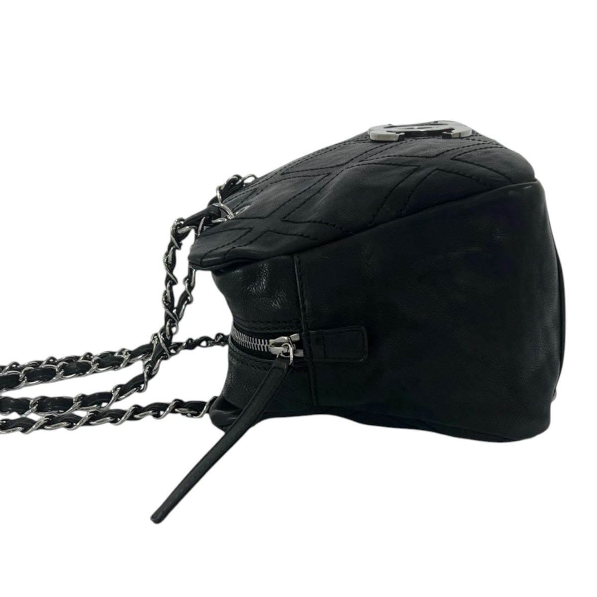 Chanel Large CC Calfskin Diamond Stitch Tote