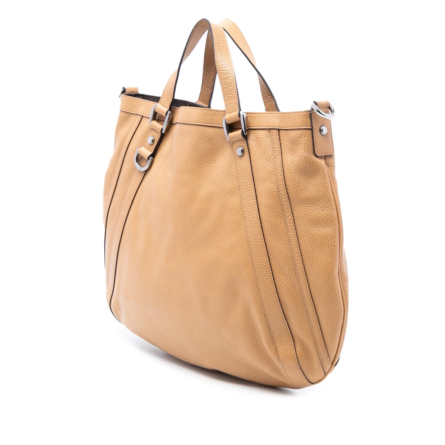 Leather Abbey D Ring Satchel