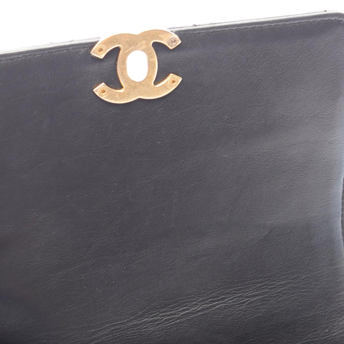 Chanel Small Quilted Calfskin Framing Chain Flap — Black