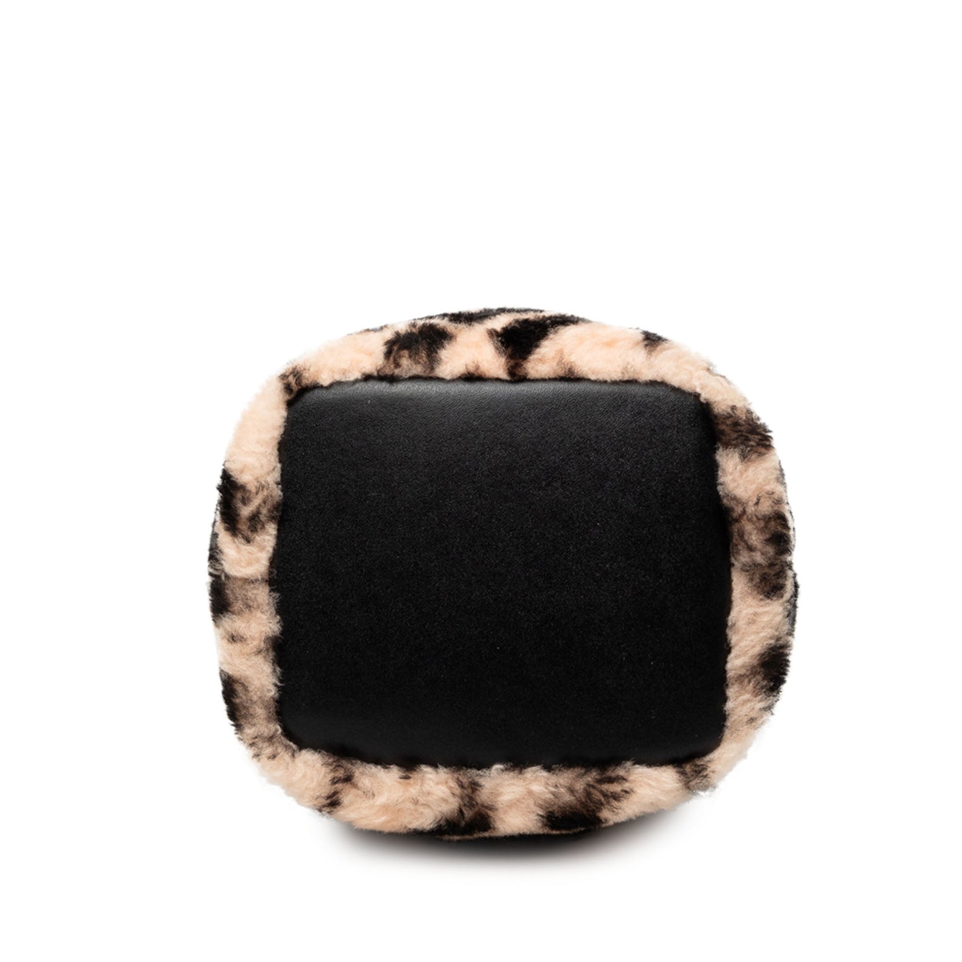 Fendi Mini Zucca Shearling Mon Tresor Bucket Bag