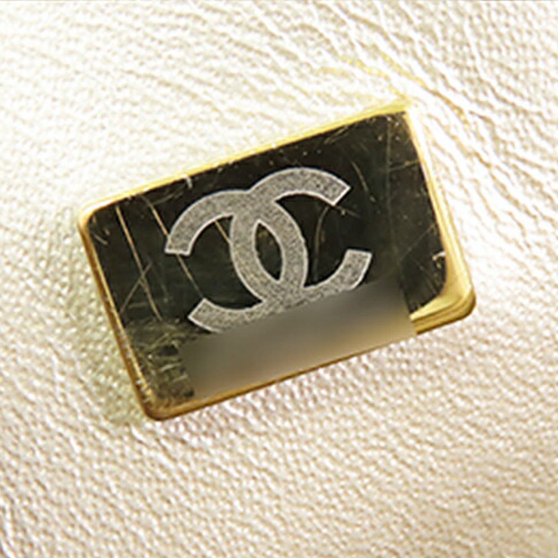 Chanel Mini Rectangular Classic Metallic Lambskin Single Flap
