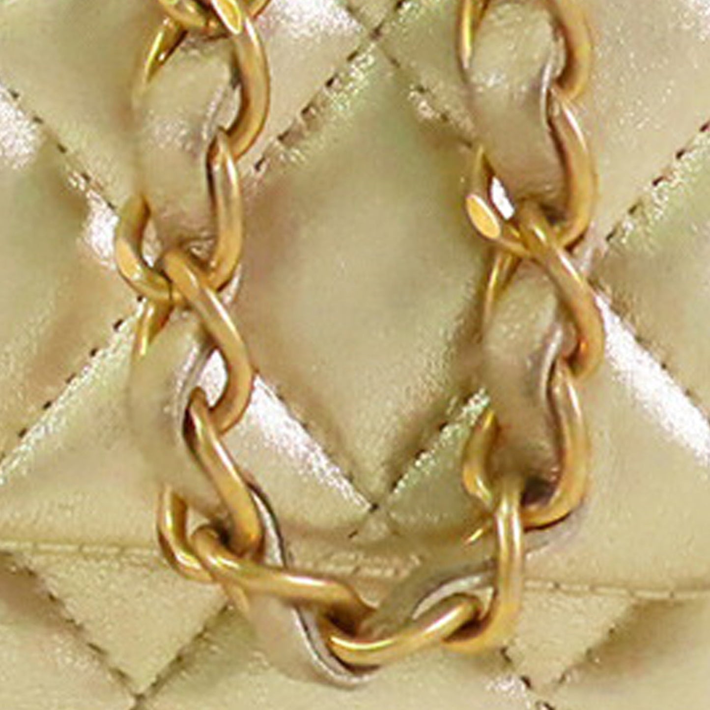 Chanel Mini Rectangular Classic Metallic Lambskin Single Flap