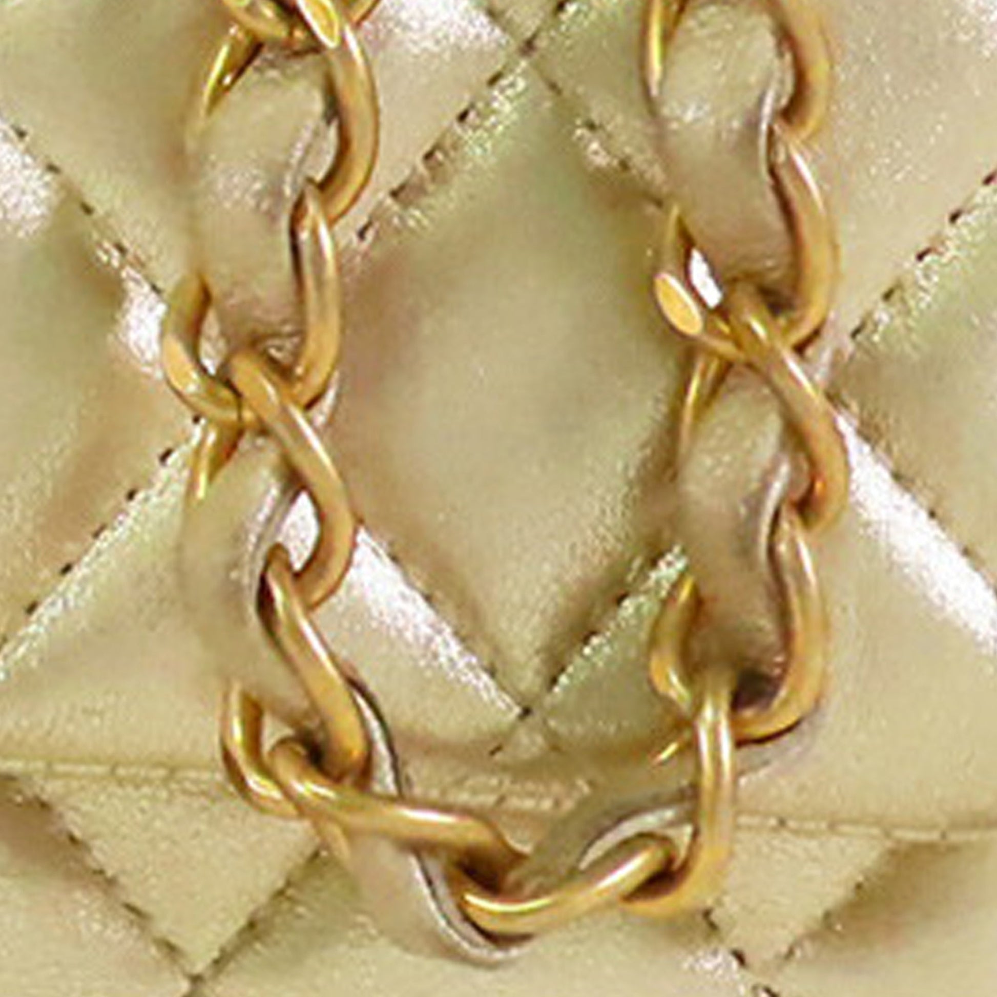 Chanel Mini Rectangular Classic Metallic Lambskin Single Flap