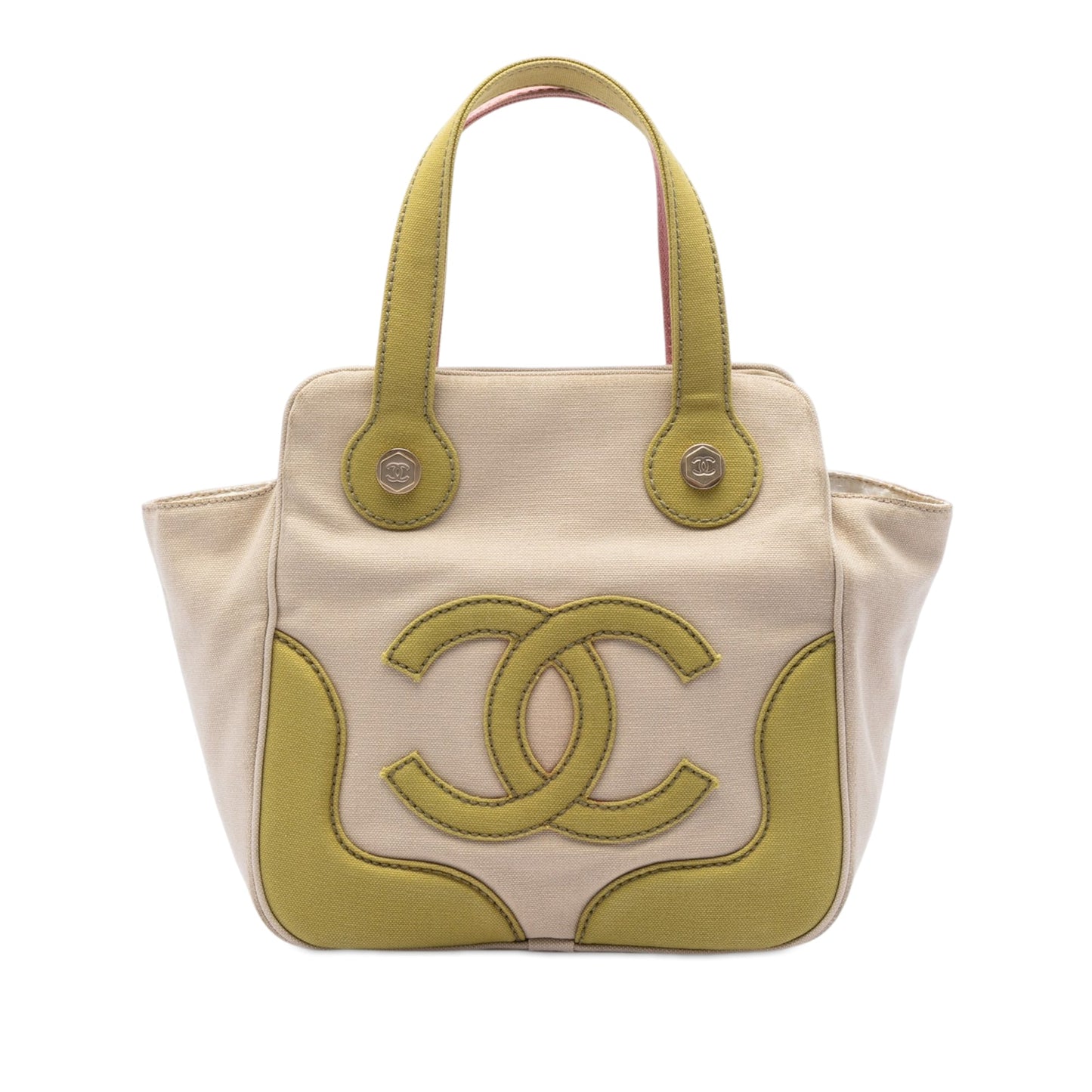 Chanel CC Canvas Marshmallow Handbag