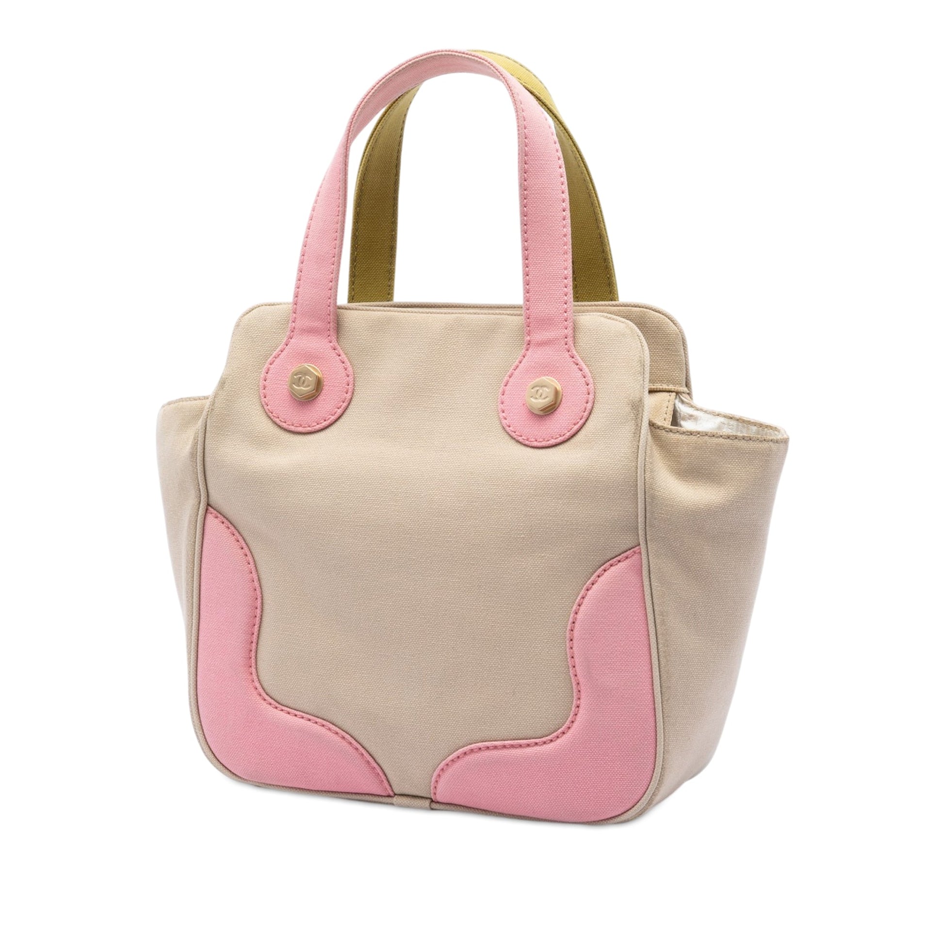 Chanel CC Canvas Marshmallow Handbag