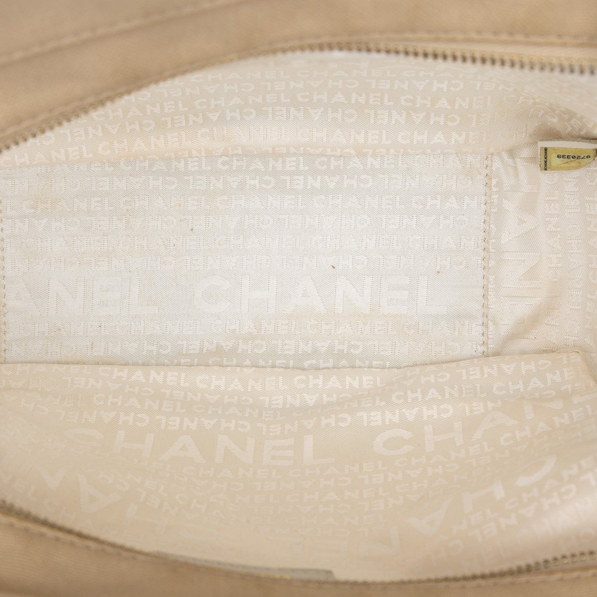 Chanel CC Canvas Marshmallow Handbag