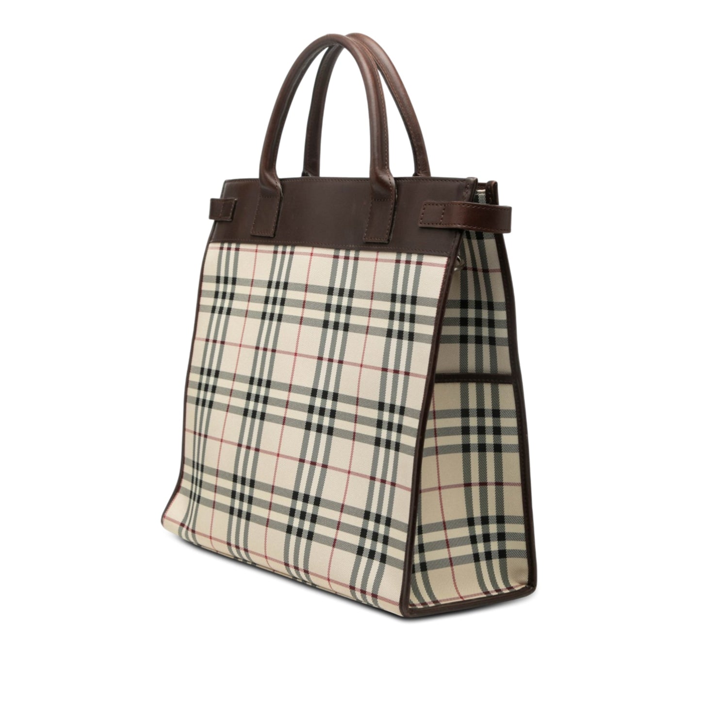 House Check Canvas Convertible Tote