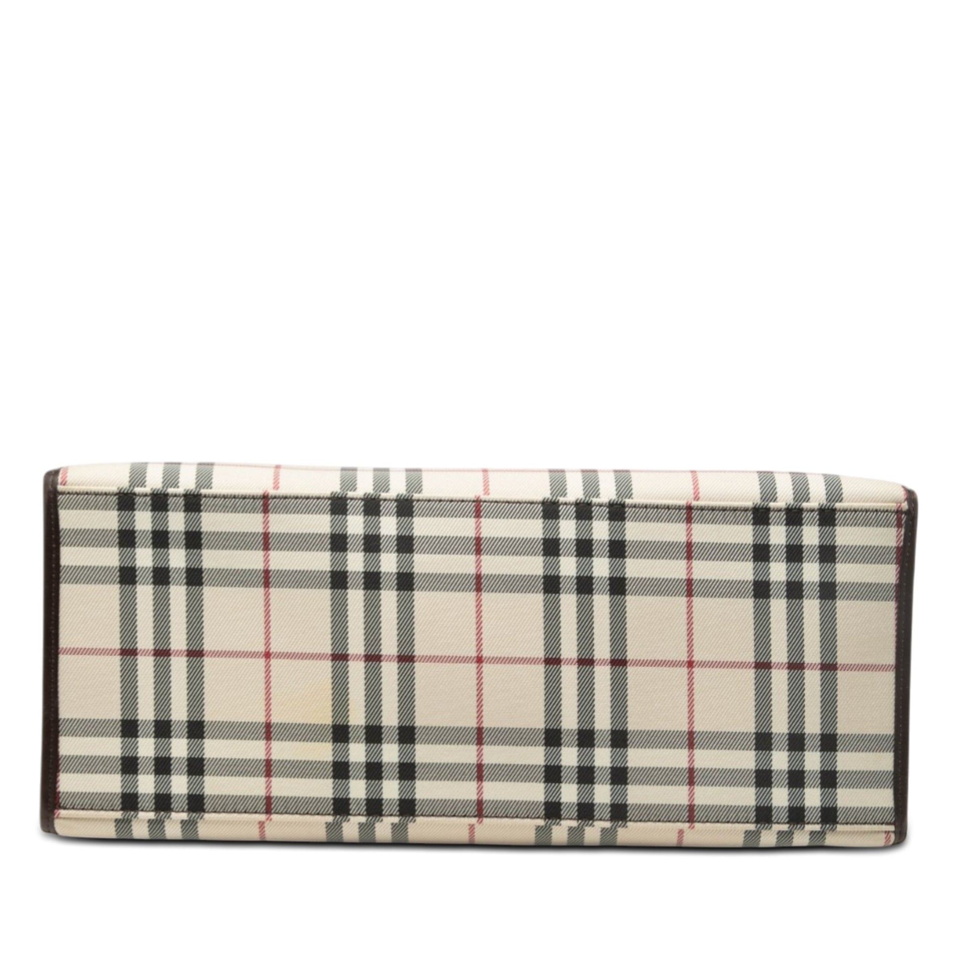 House Check Canvas Convertible Tote