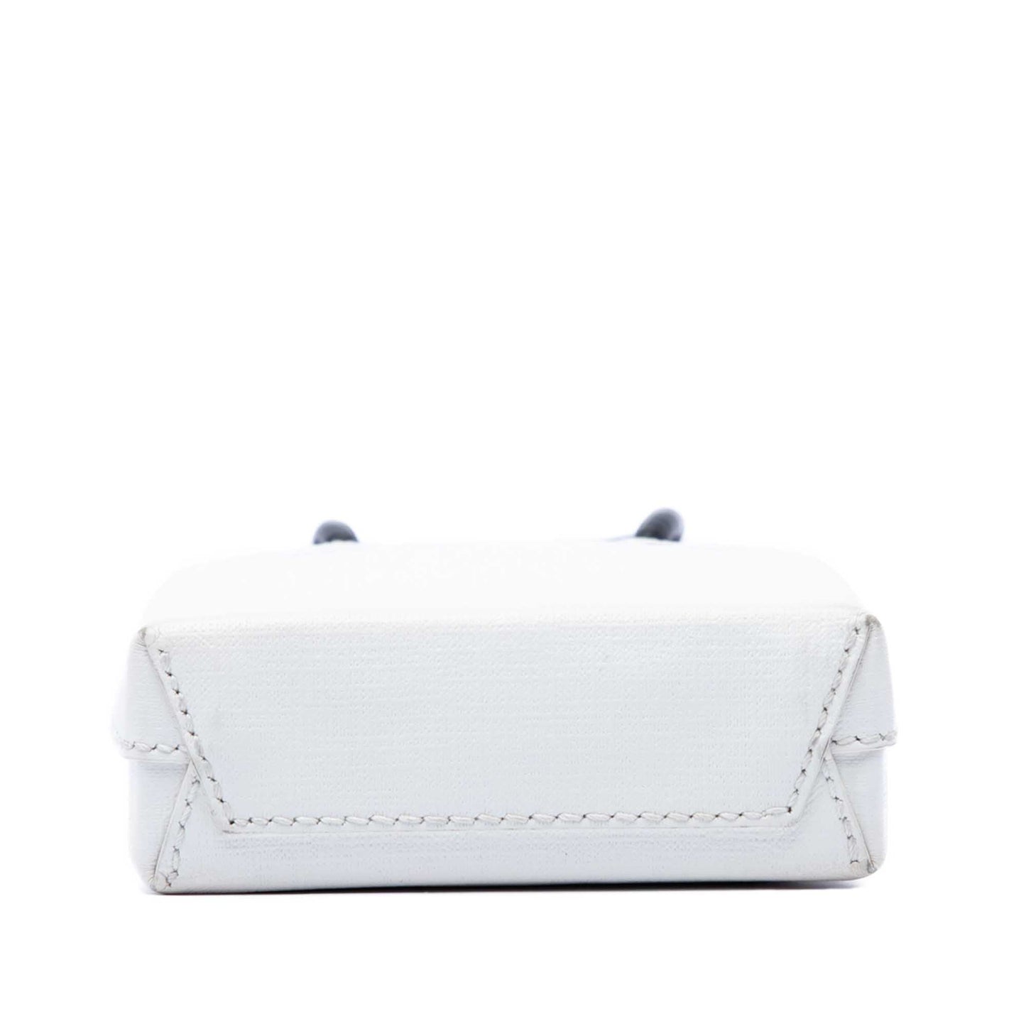 Balenciaga Mini Calfskin Logo Shopping Phone Holder