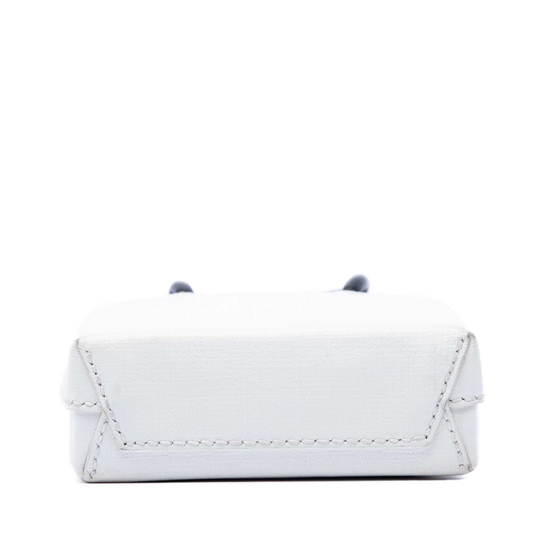 Balenciaga Mini Calfskin Logo Shopping Phone Holder