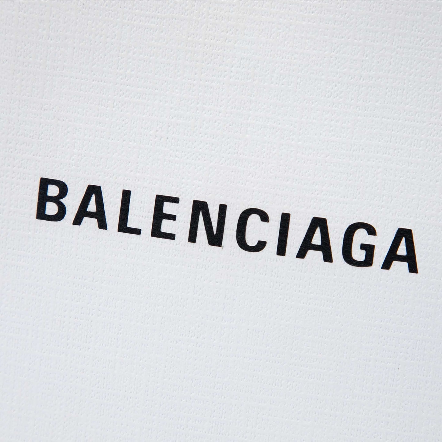 Balenciaga Mini Calfskin Logo Shopping Phone Holder