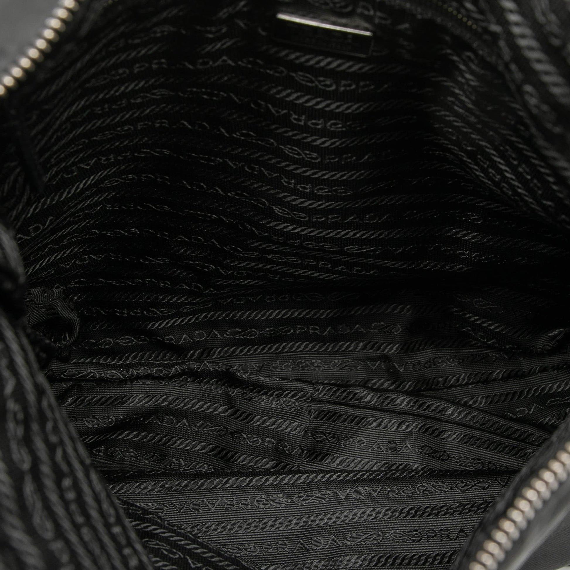 Prada Tessuto Zip Top Shoulder Bag