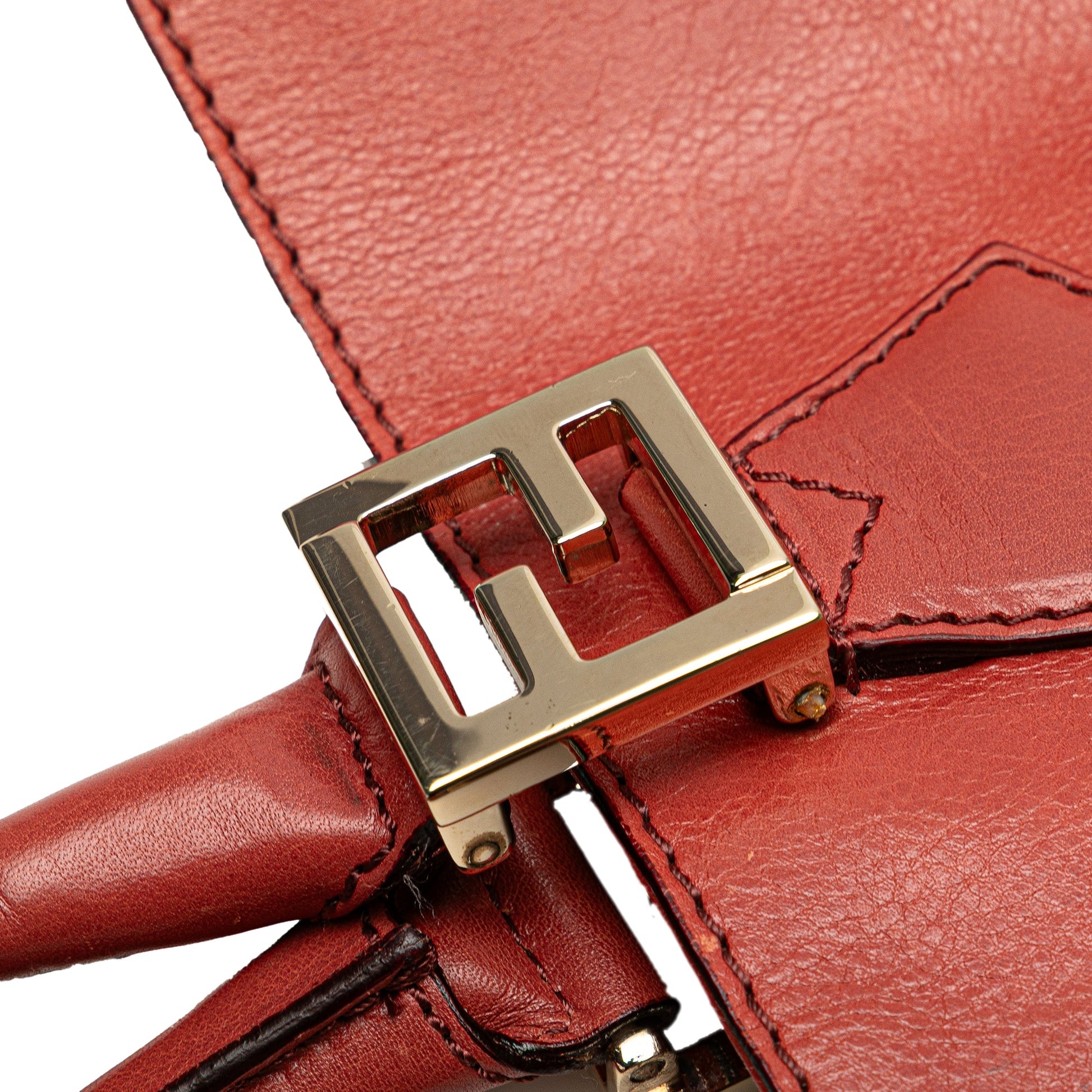 Fendi Large Leather Twins Tote