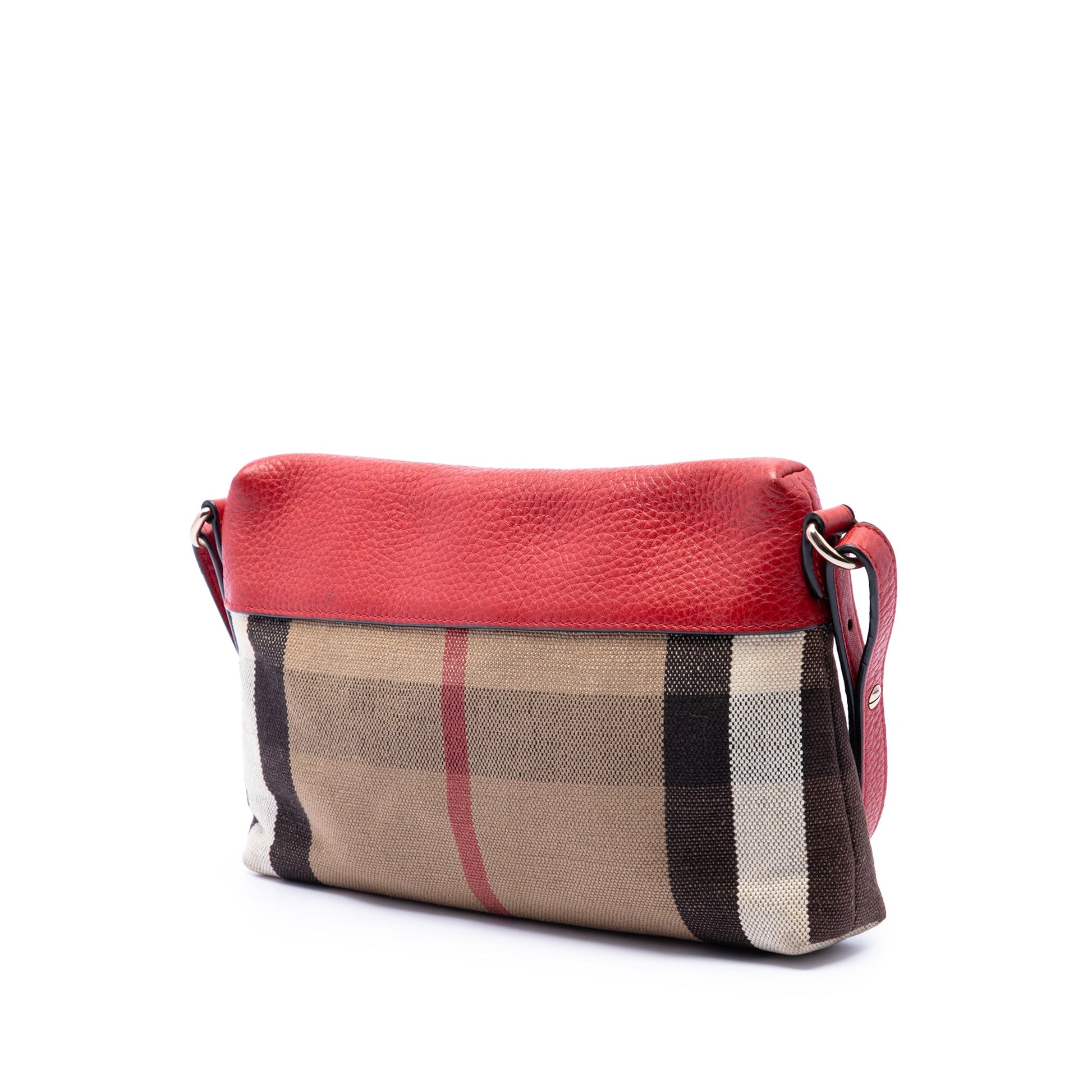 Burberry Small Mega Check Canvas Farley Crossbody