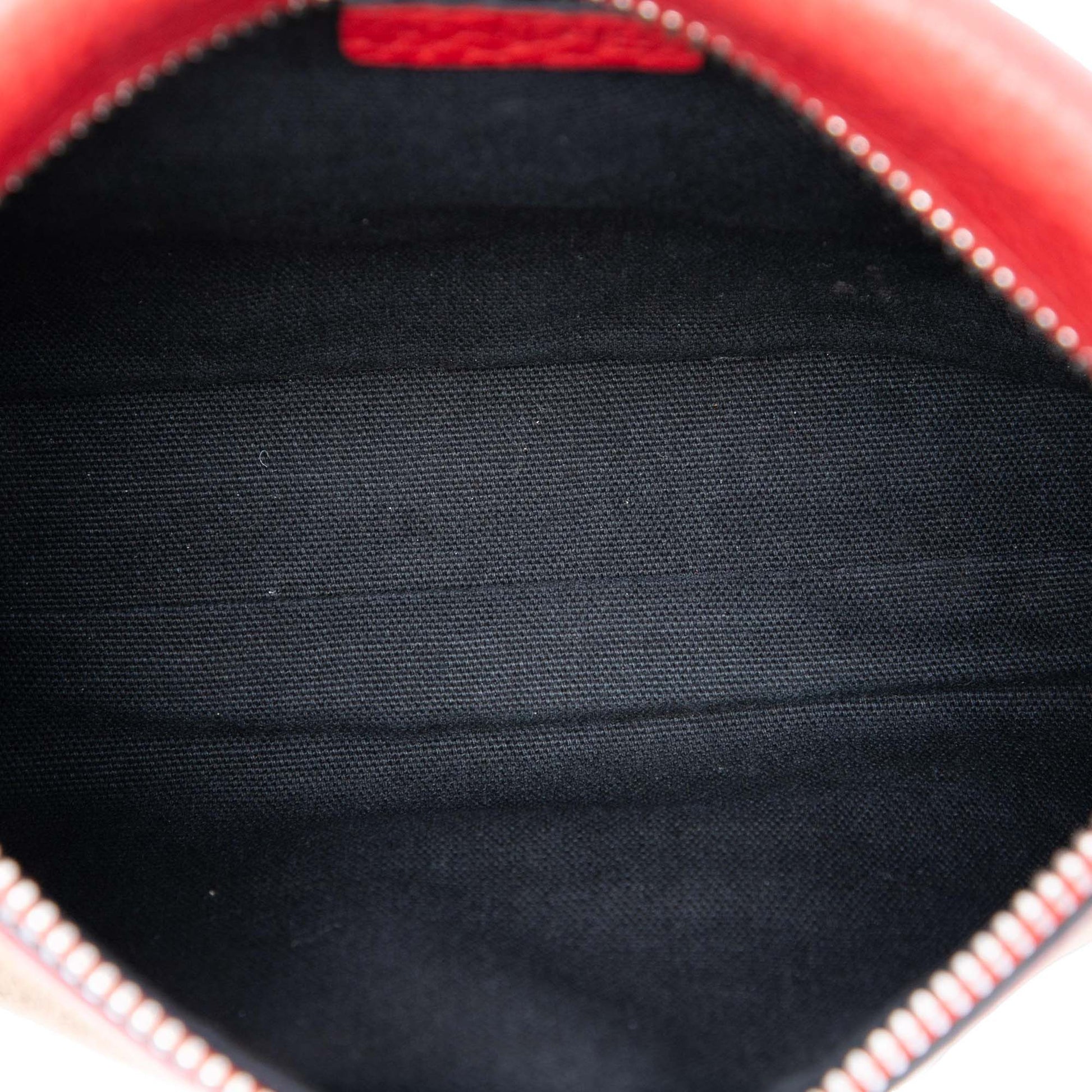 Burberry Small Mega Check Canvas Farley Crossbody