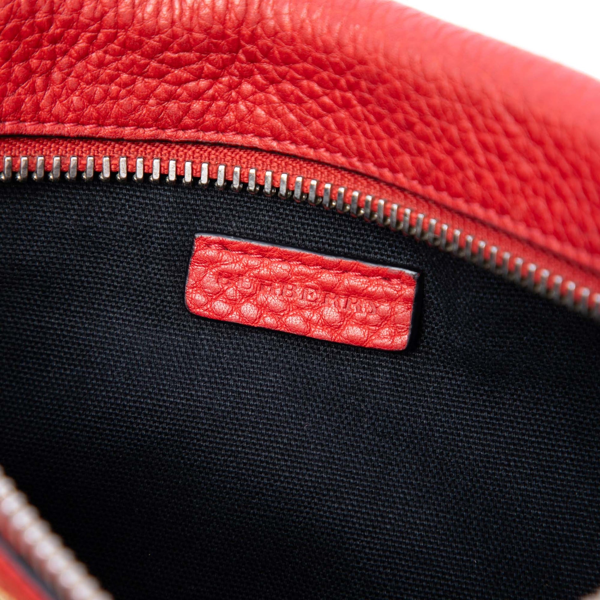 Burberry Small Mega Check Canvas Farley Crossbody