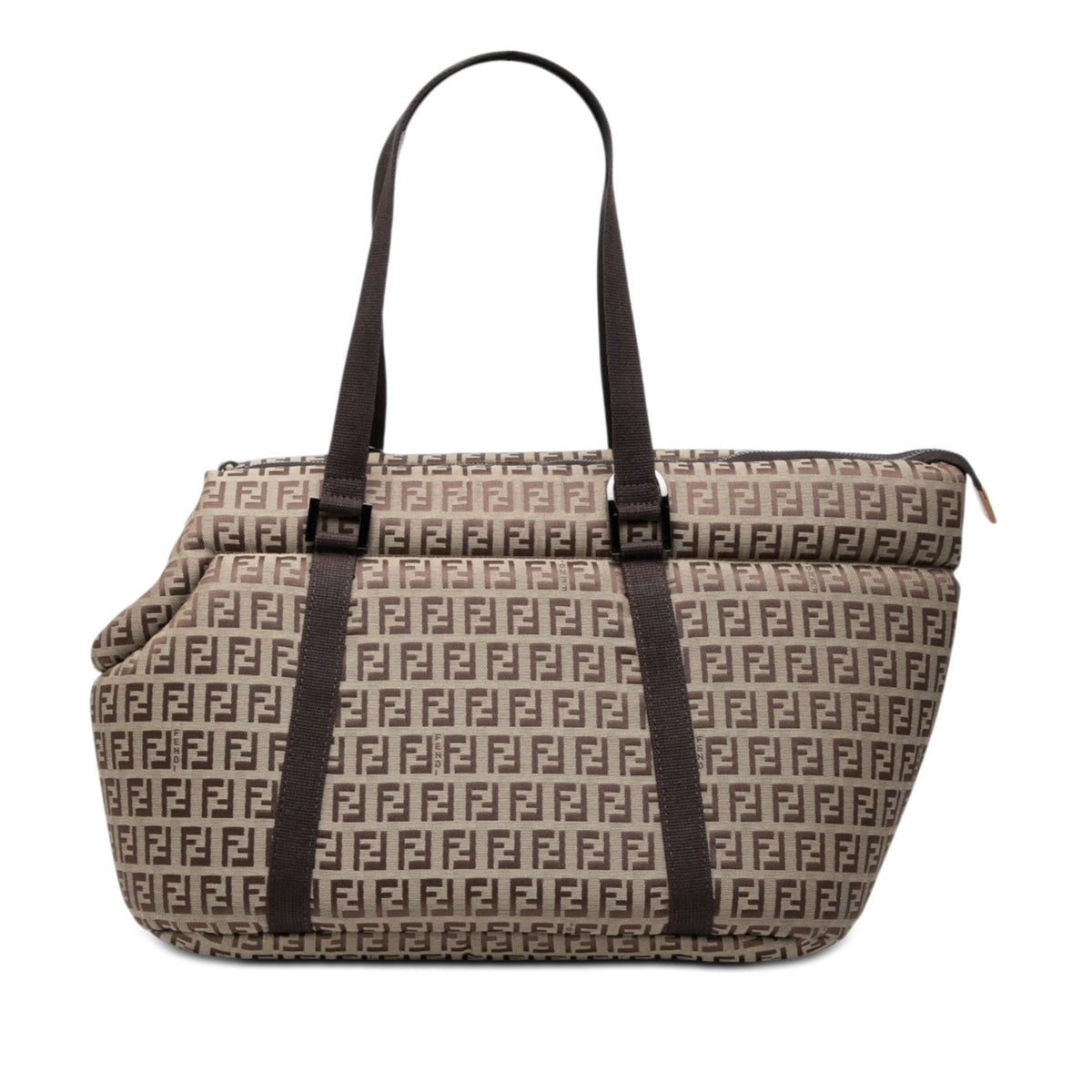 Fendi Zucchino Padded Canvas Pet Carrier Bag