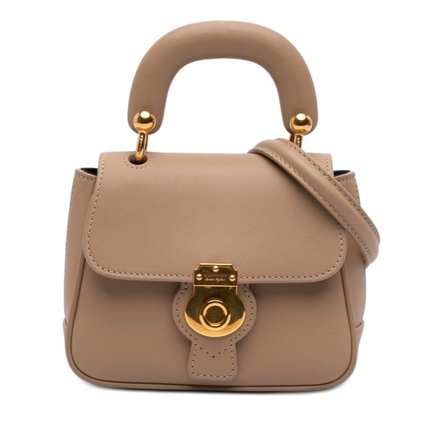 Burberry Mini Trench Calfskin DK88 Top Handle Bag