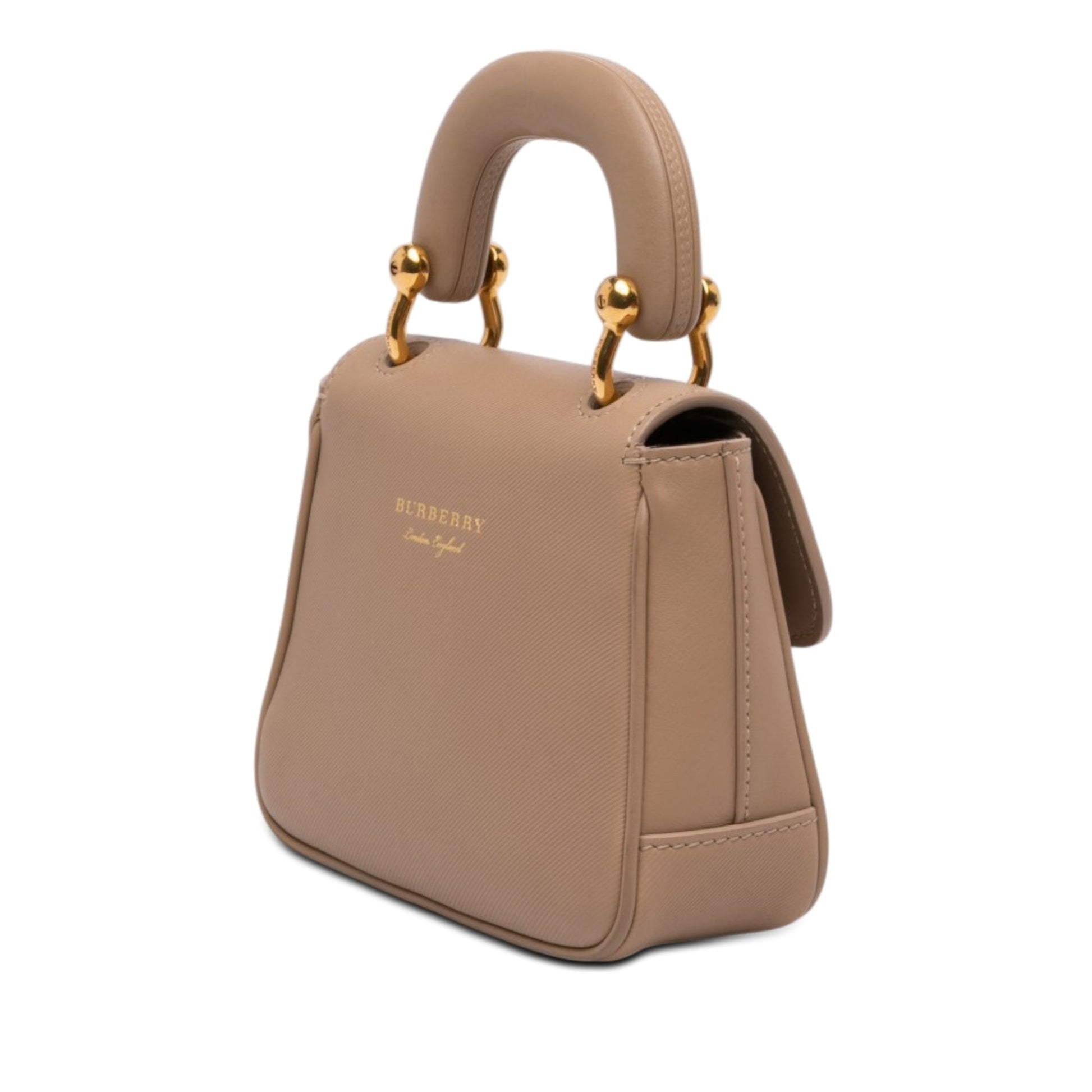 Burberry Mini Trench Calfskin DK88 Top Handle Bag